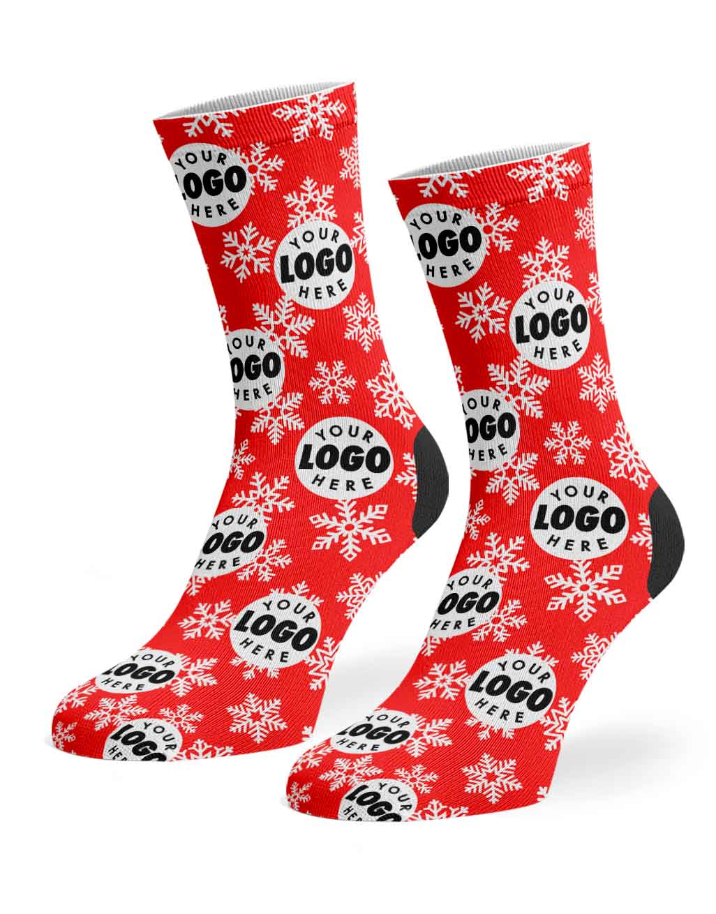 Snowflake Logo Christmas Socks