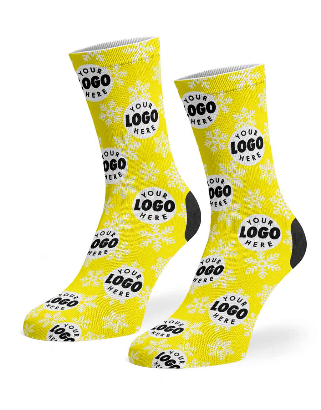 Snowflake Logo Christmas Socks