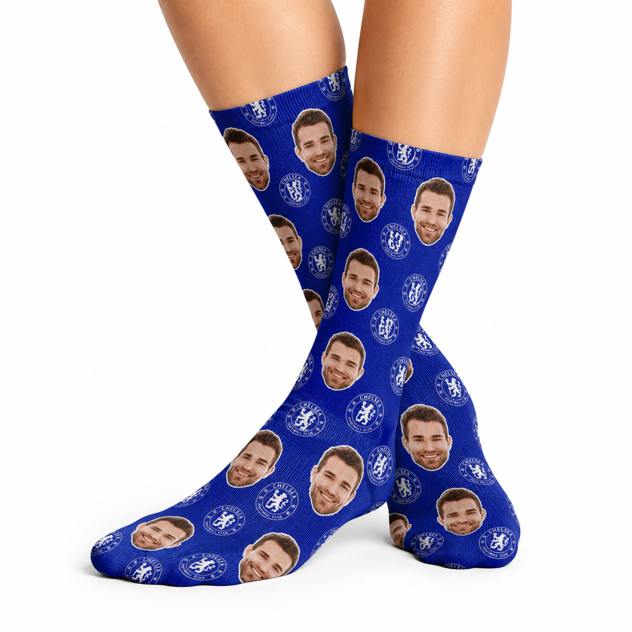 Chelsea Pattern Socks Blue