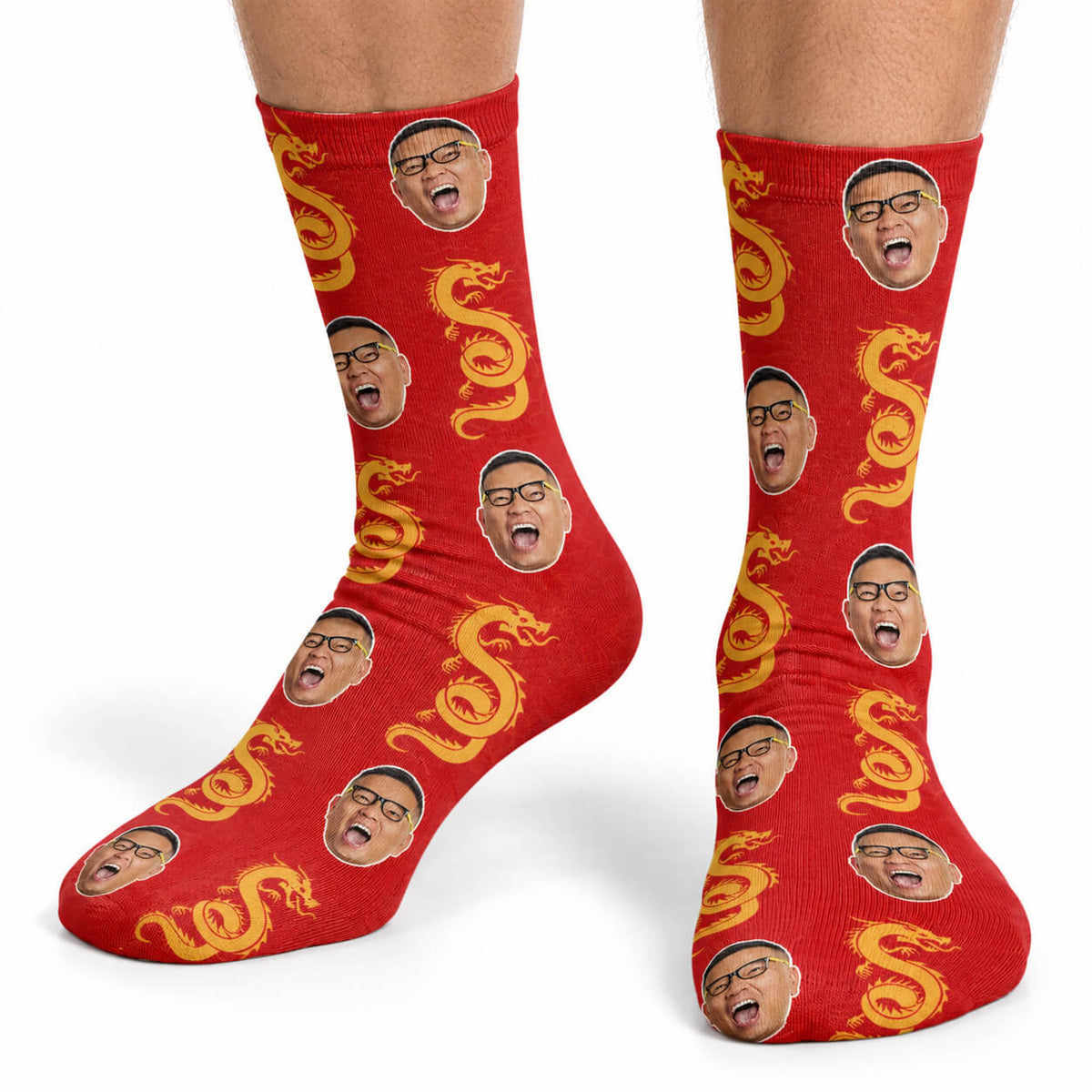 Chinese Dragon Socks