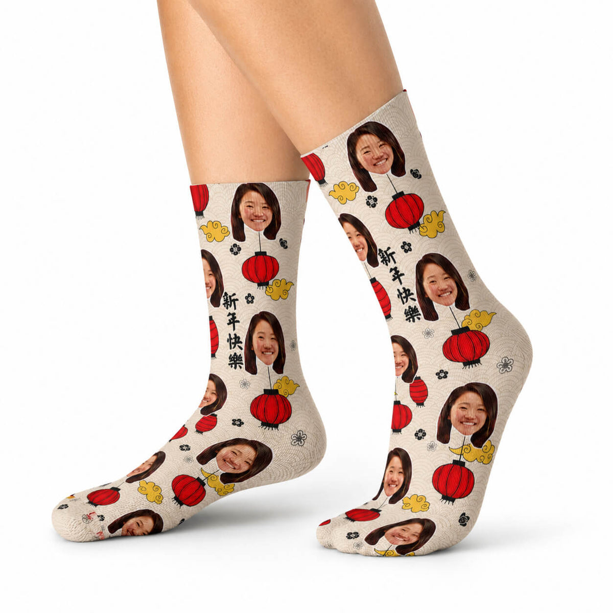 Chinese Lantern Socks