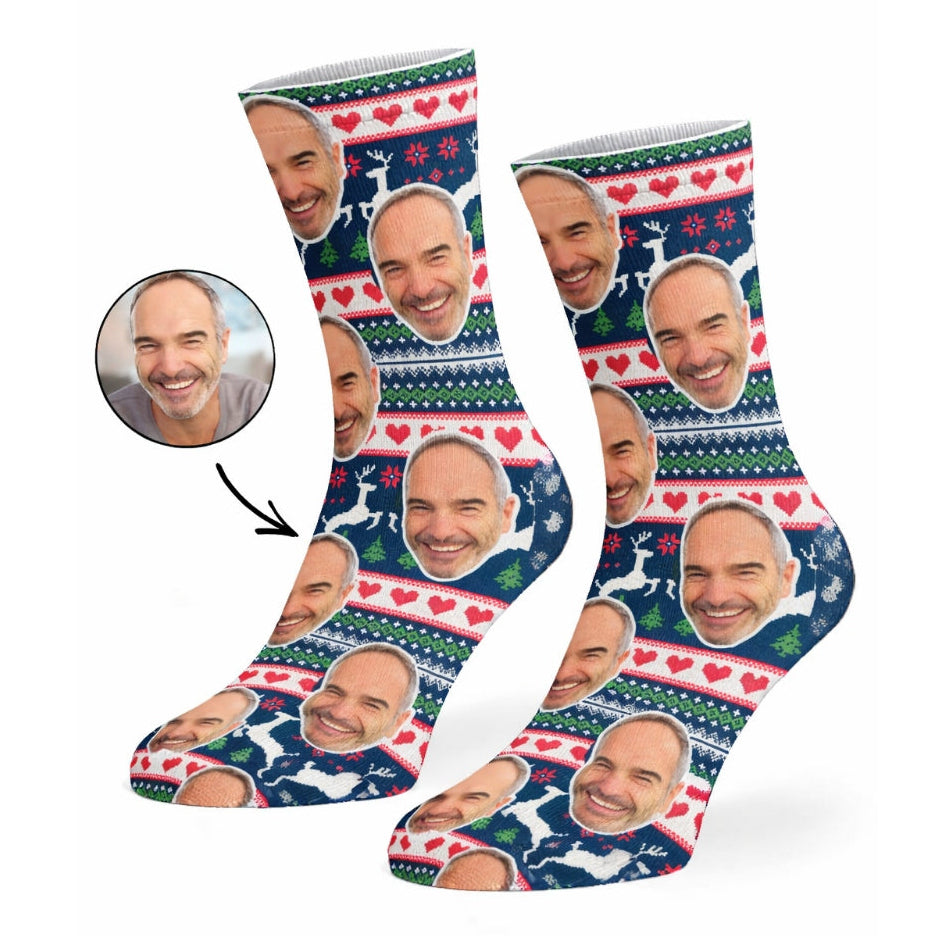 Christmas Reindeer Socks