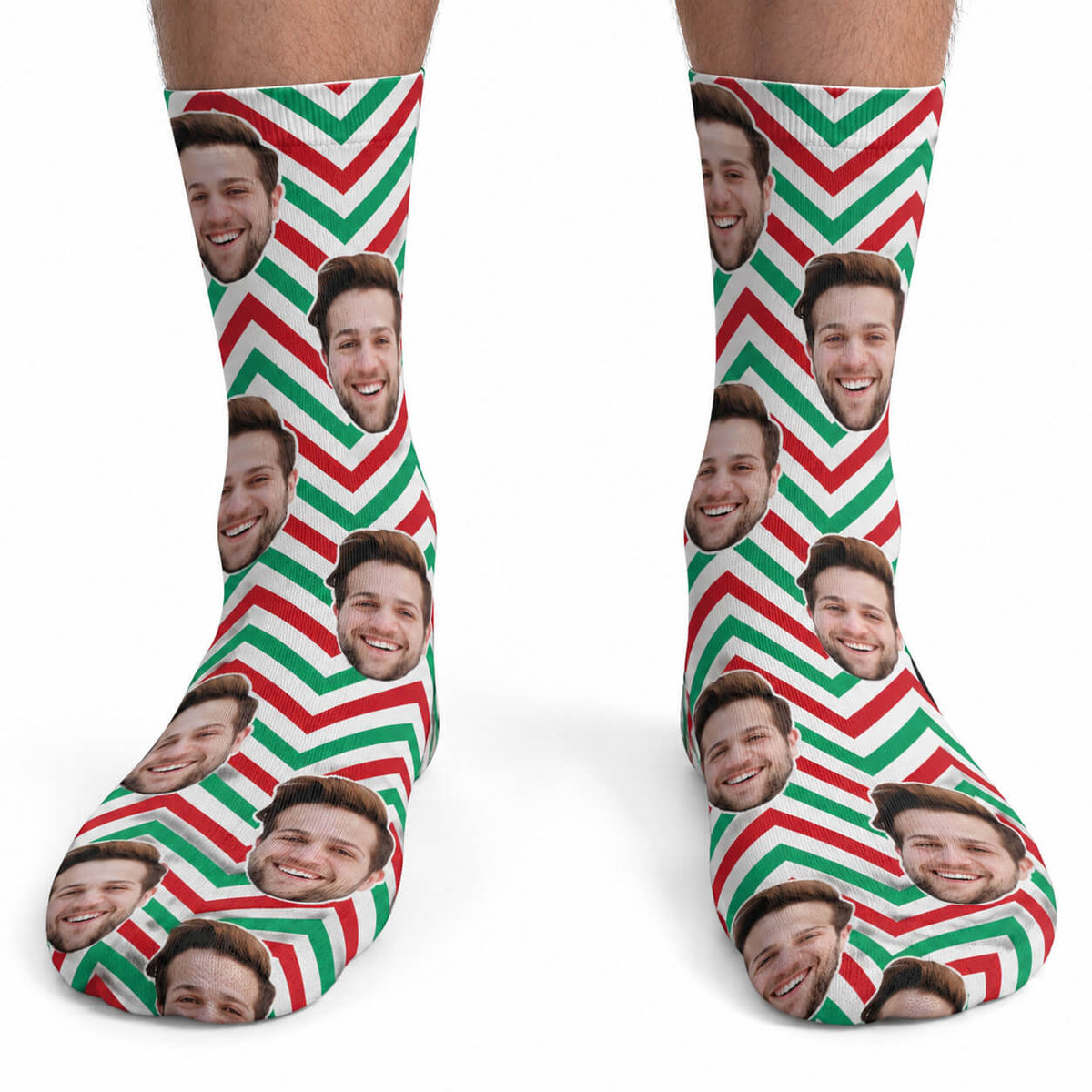 Christmas Zig Zag Socks
