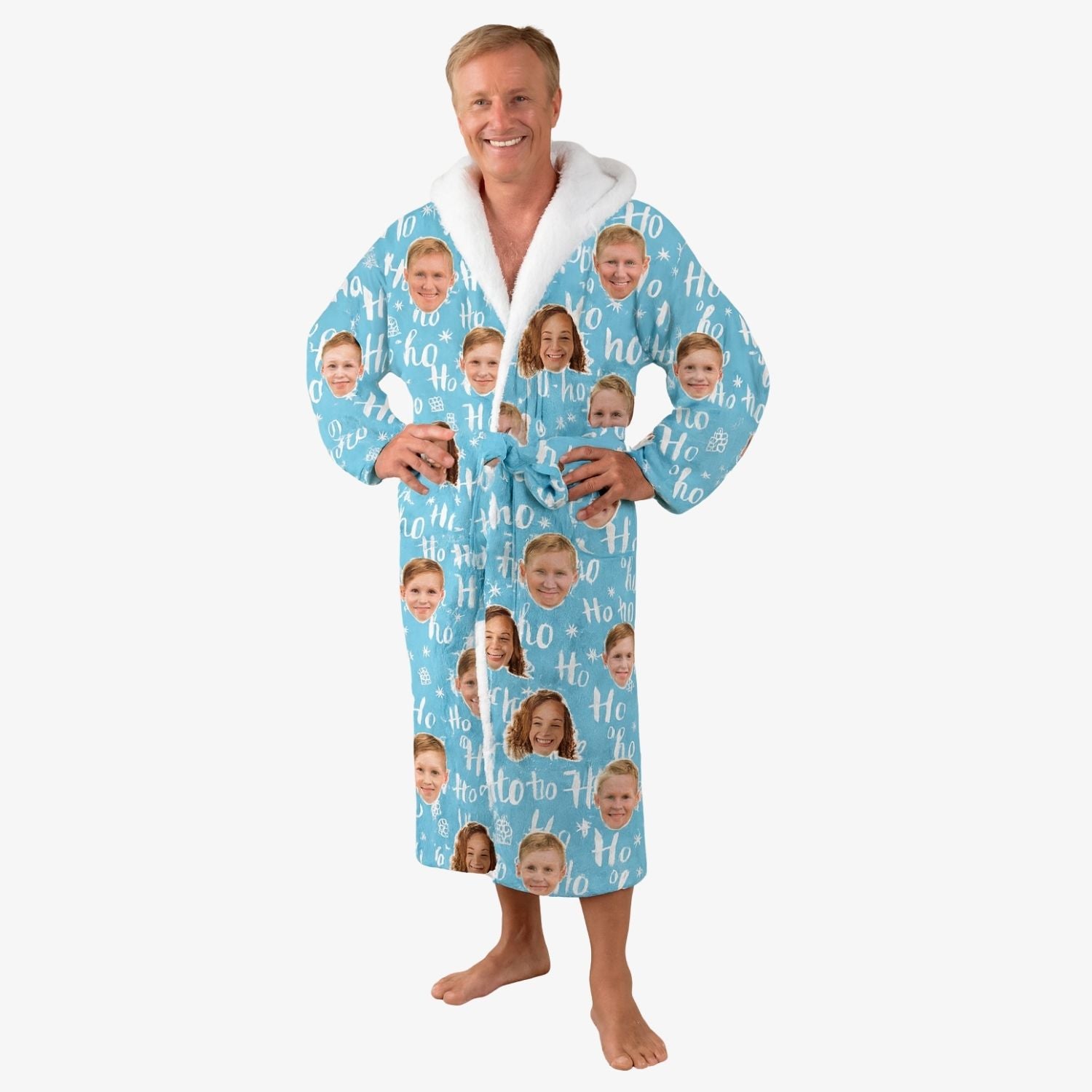 custom christmas dressing gown