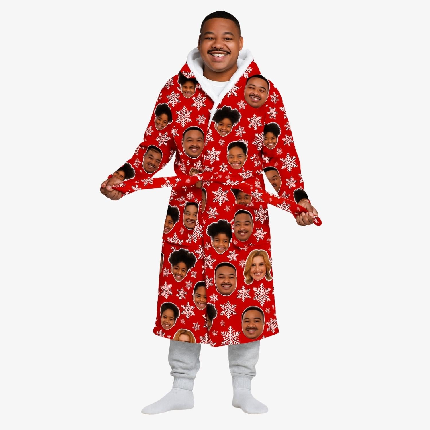 funny christmas personalised dressing gown