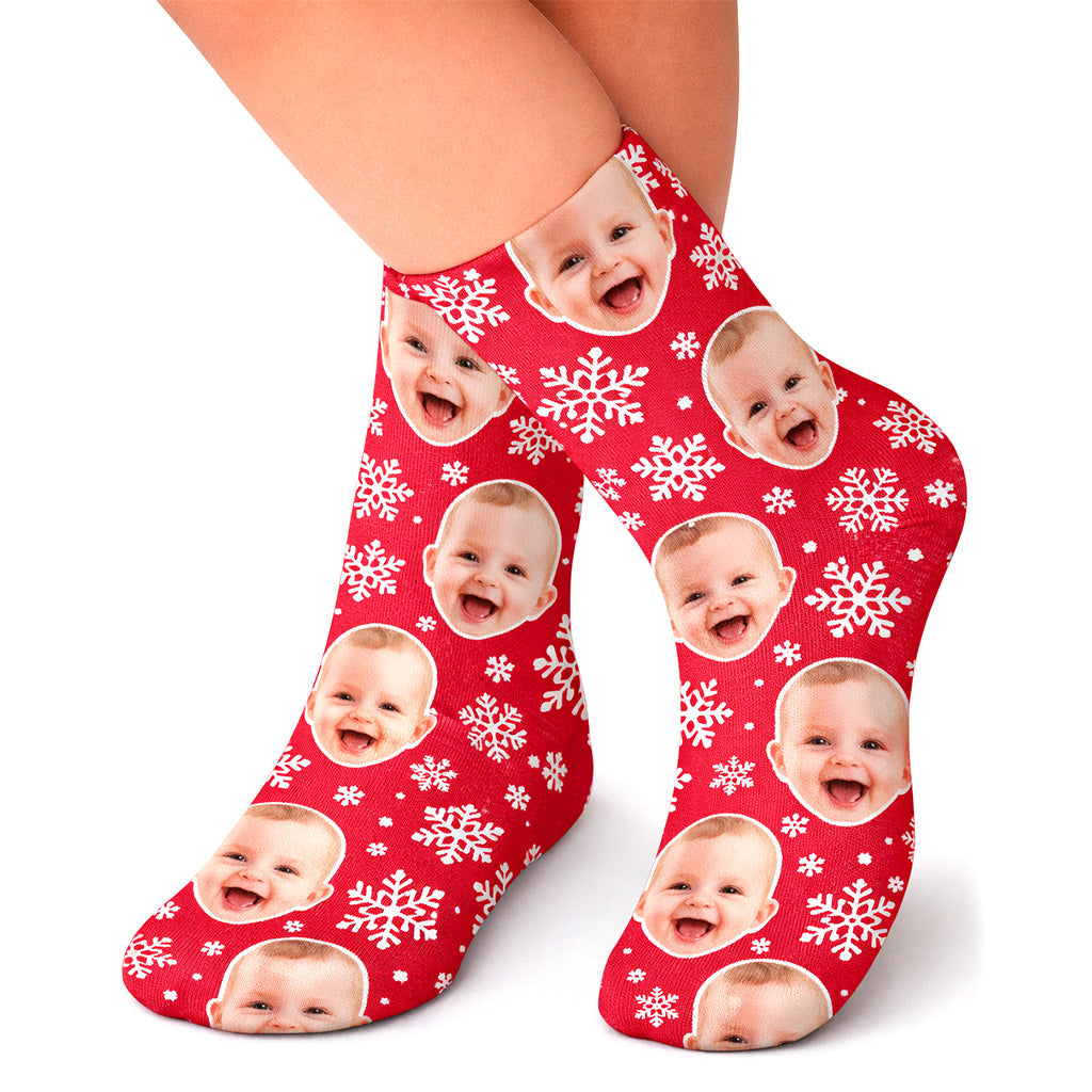 Christmas Snowflake Kids Socks