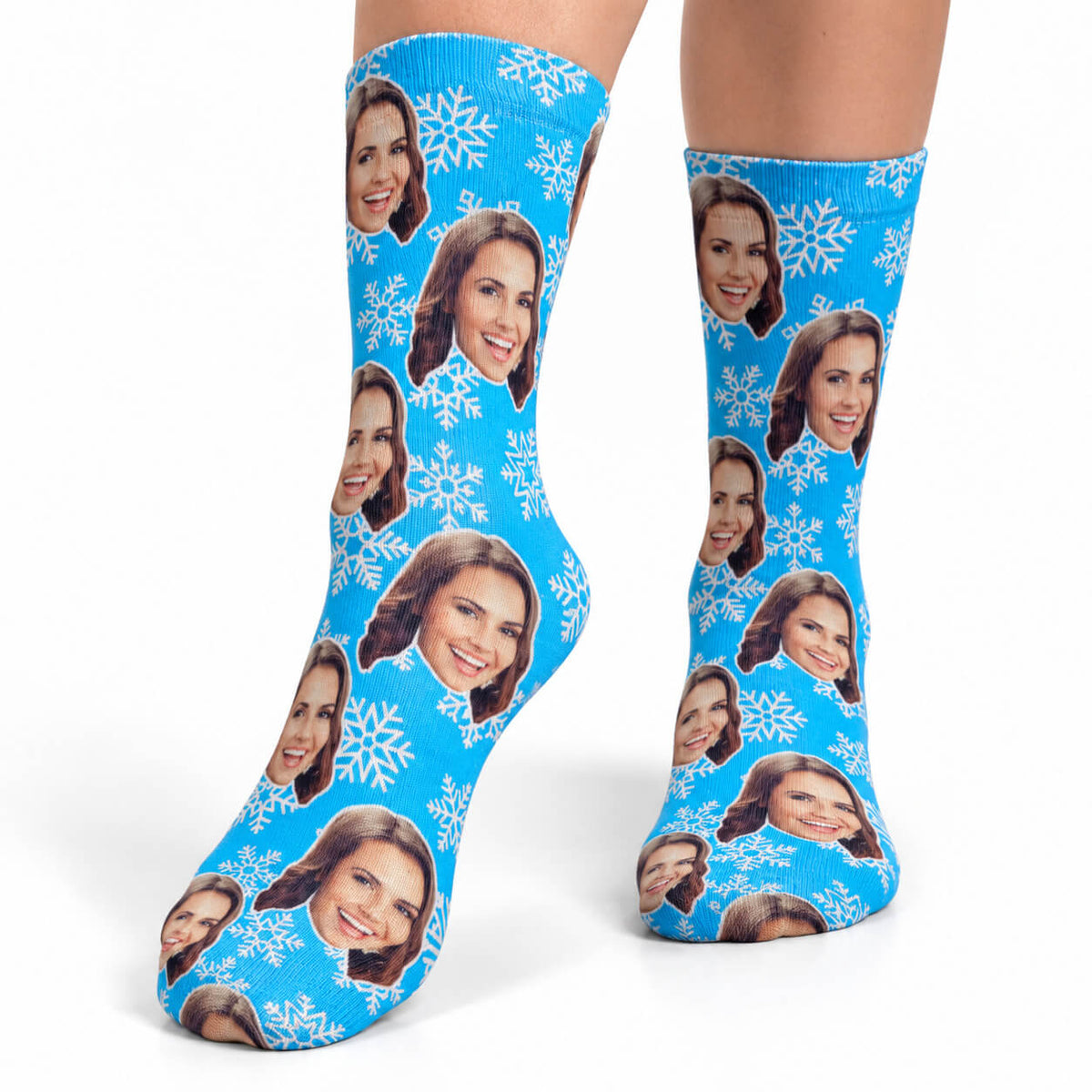 Christmas Snowflake Socks