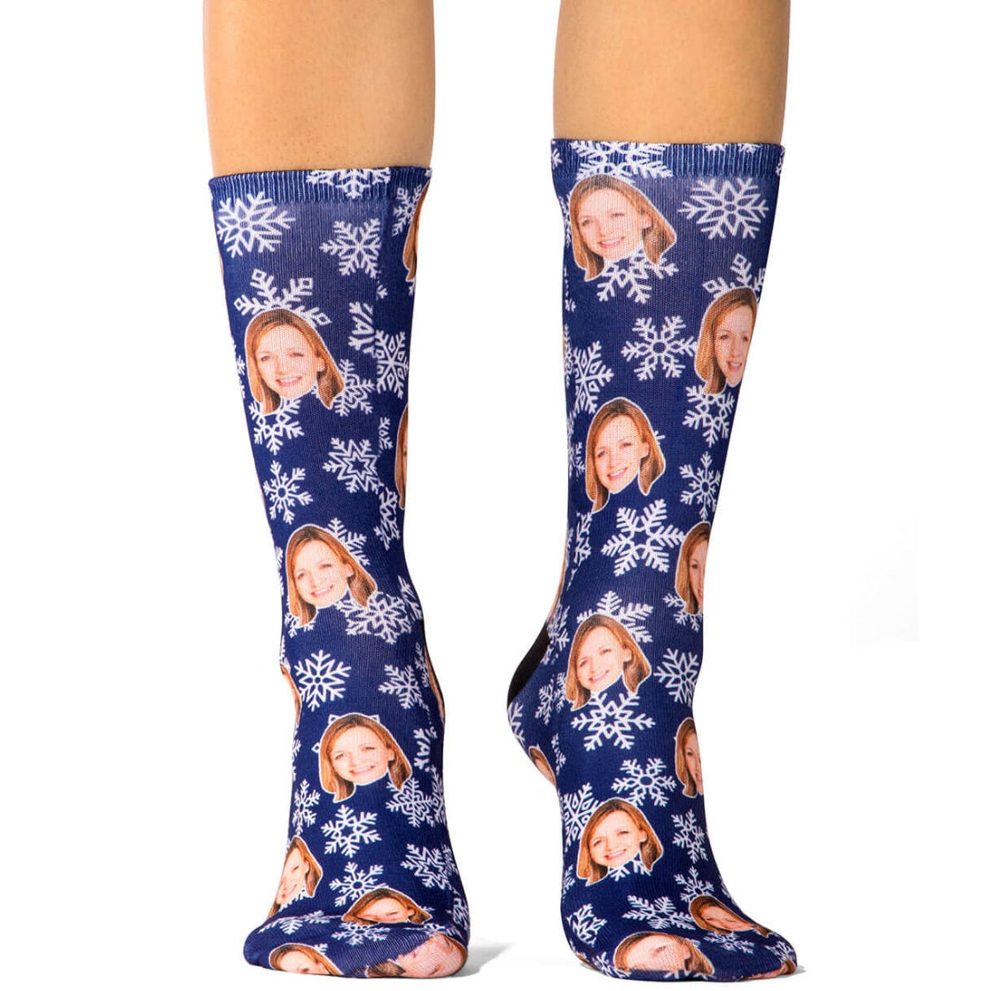 Christmas Snowflake Socks