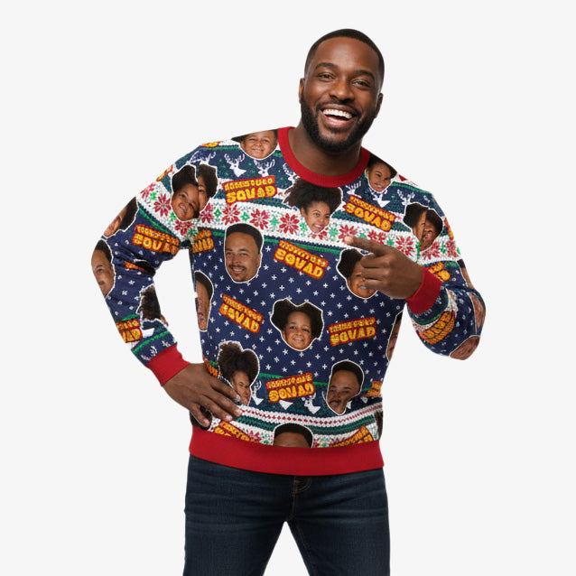 Christmas Squad Personalised Jumper