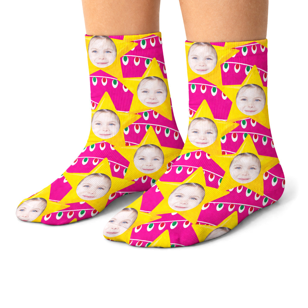 Christmas Star Kids Socks