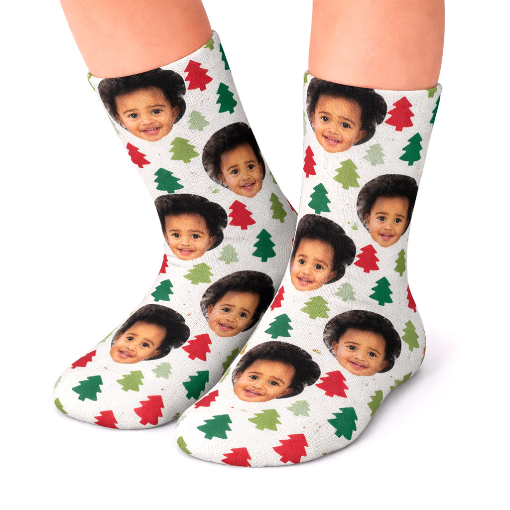 Christmas Trees Kids Socks