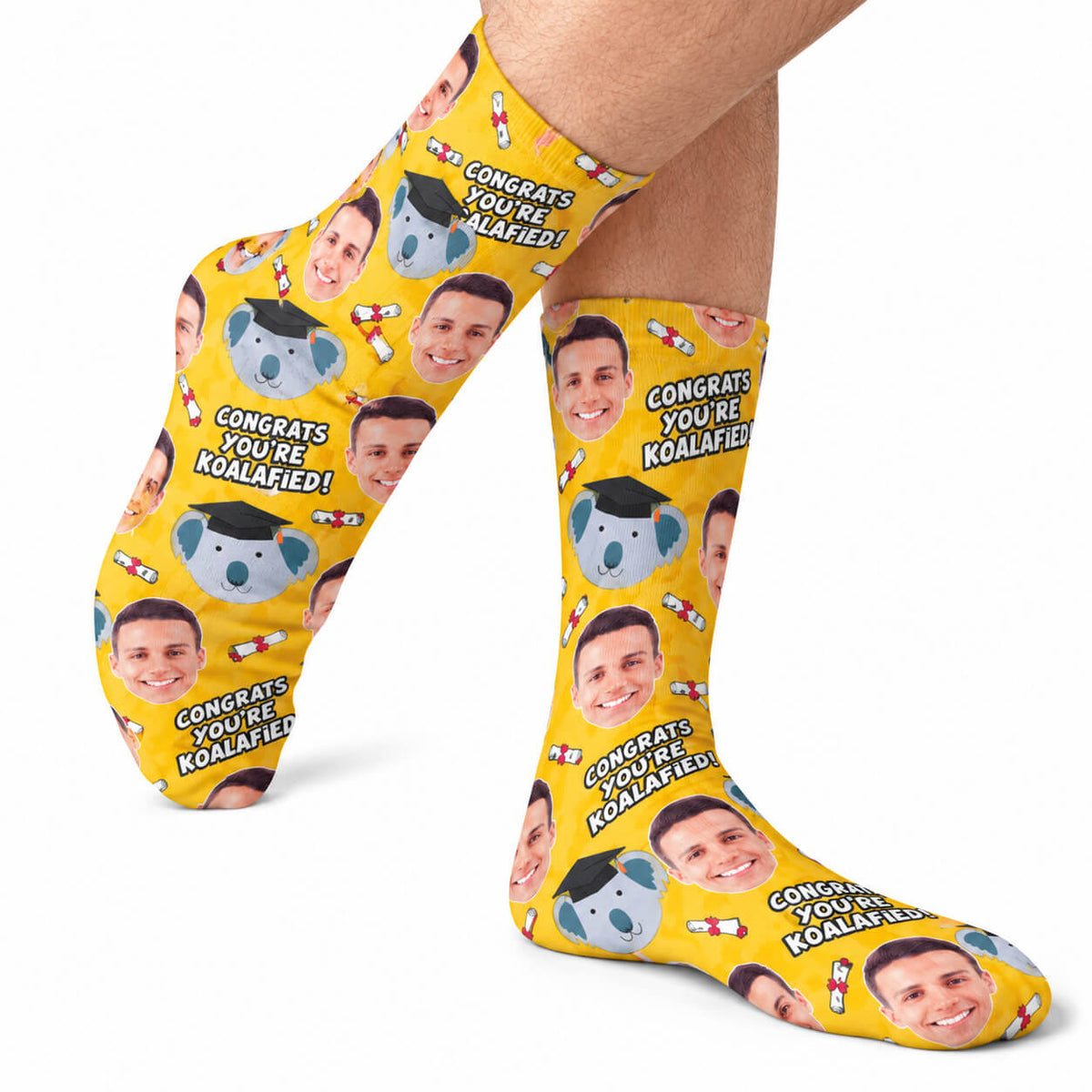 Congrats You're Koalafied Socks