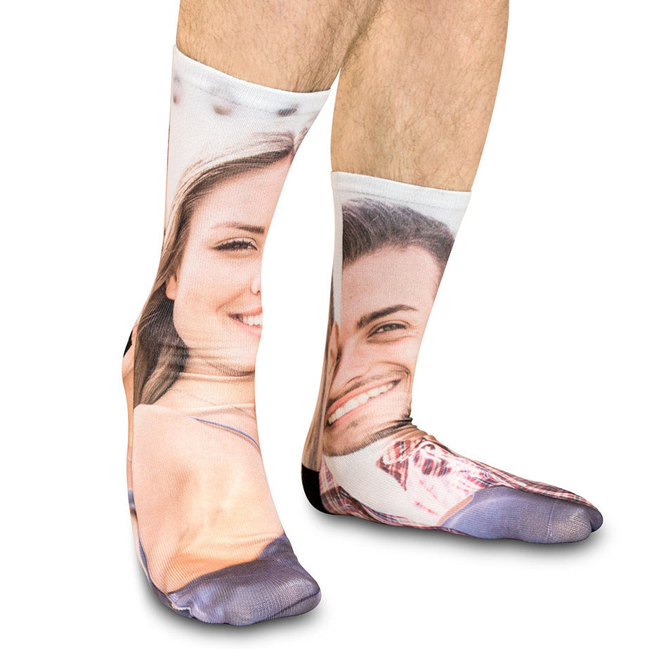 Couples Face Socks