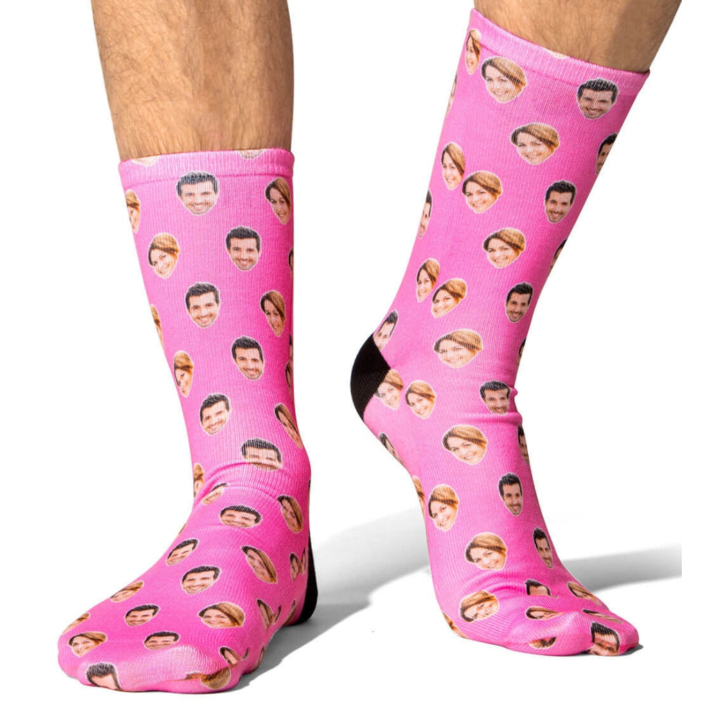 Couples Face Pattern Socks