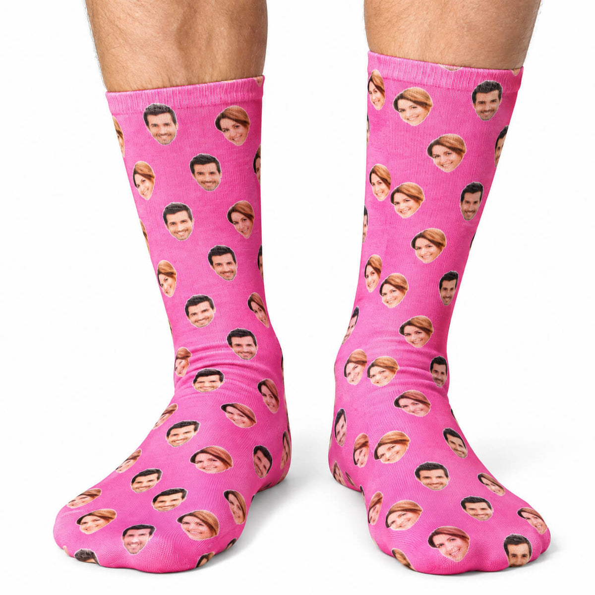 Couples Face Pattern Socks