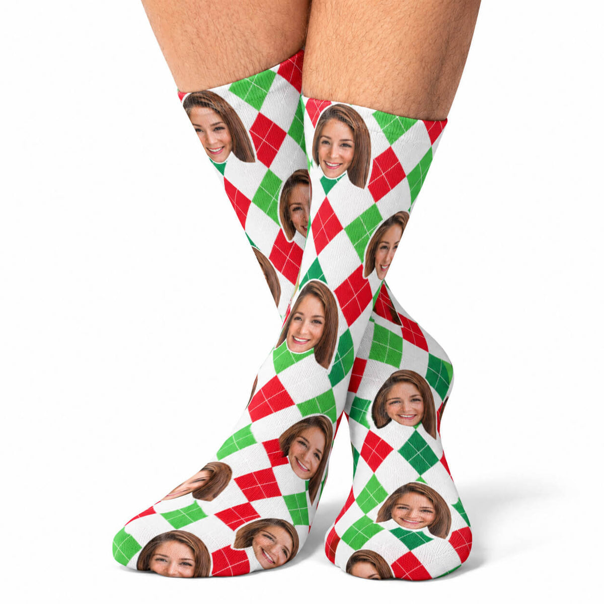 Christmas Diamond Socks