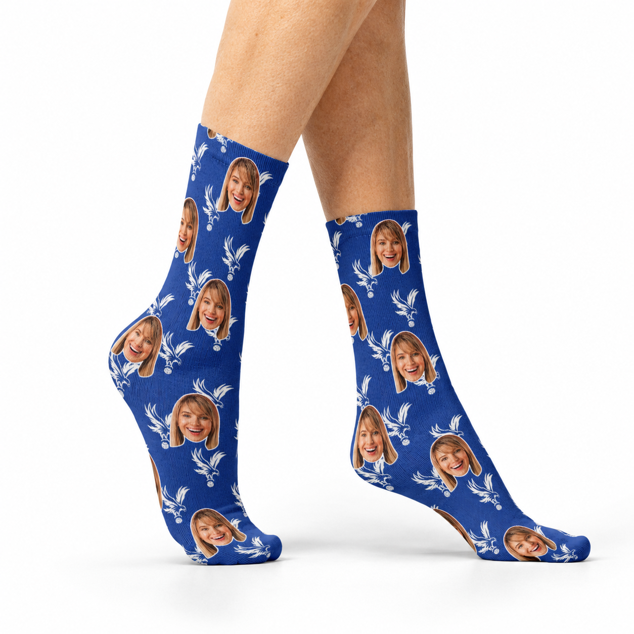 Crystal Palace Pattern Socks Blue