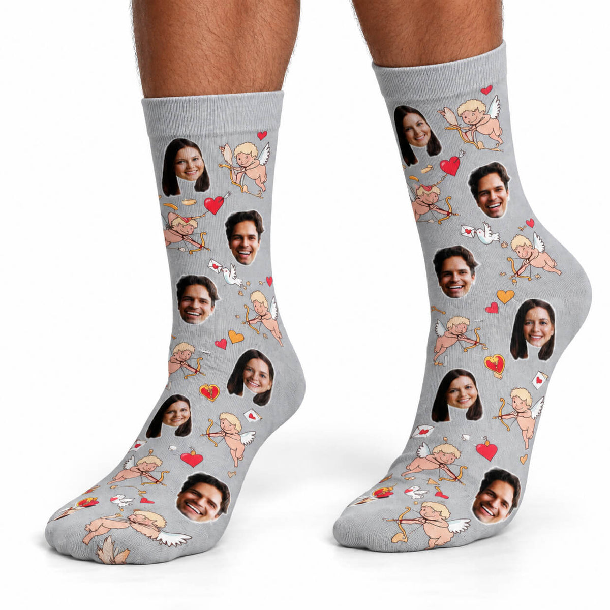 Cupid Guy Socks