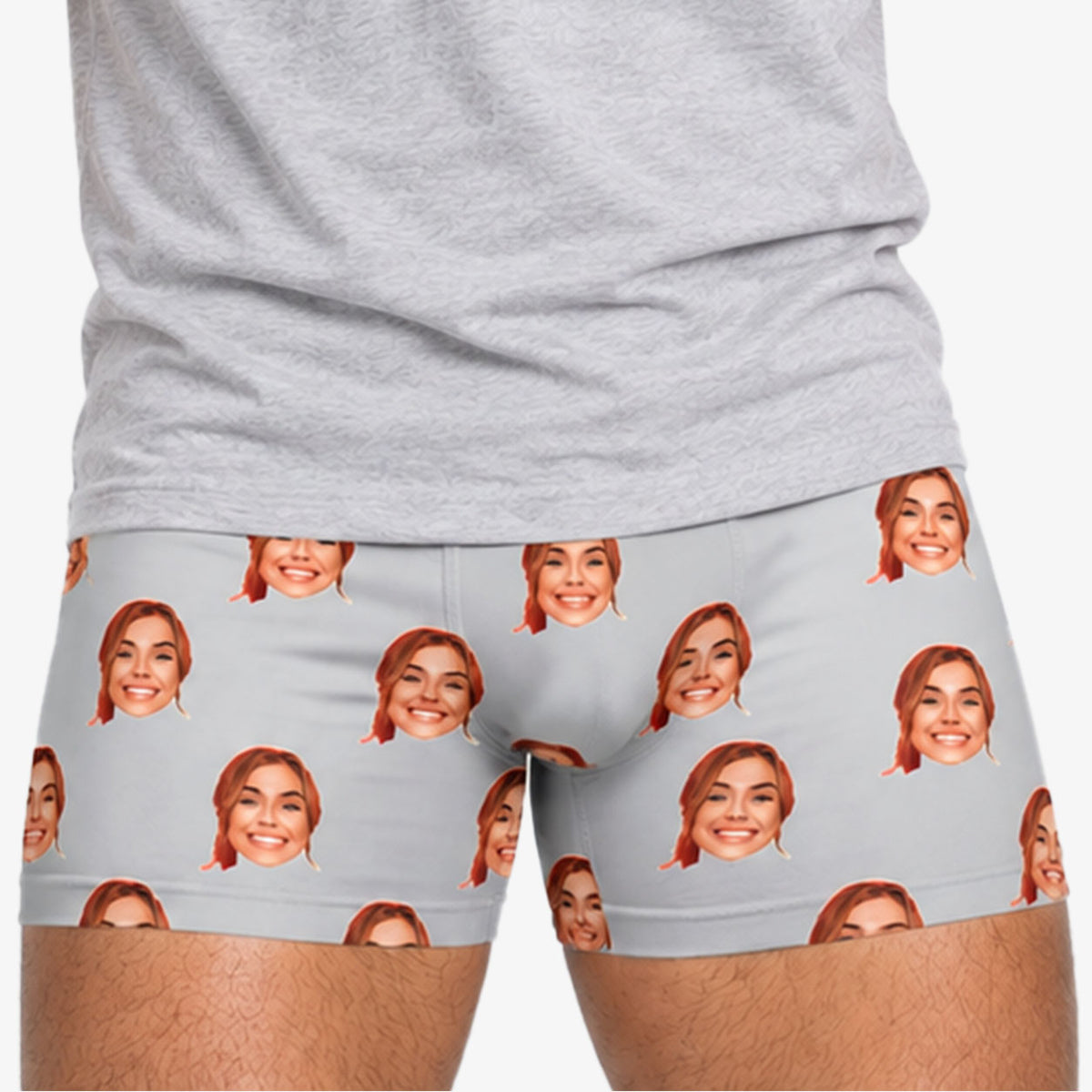 Custom Printed Face Boxers