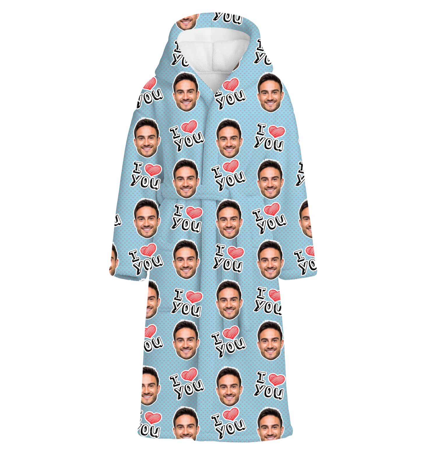 I Heart You Personalised Dressing Gown
