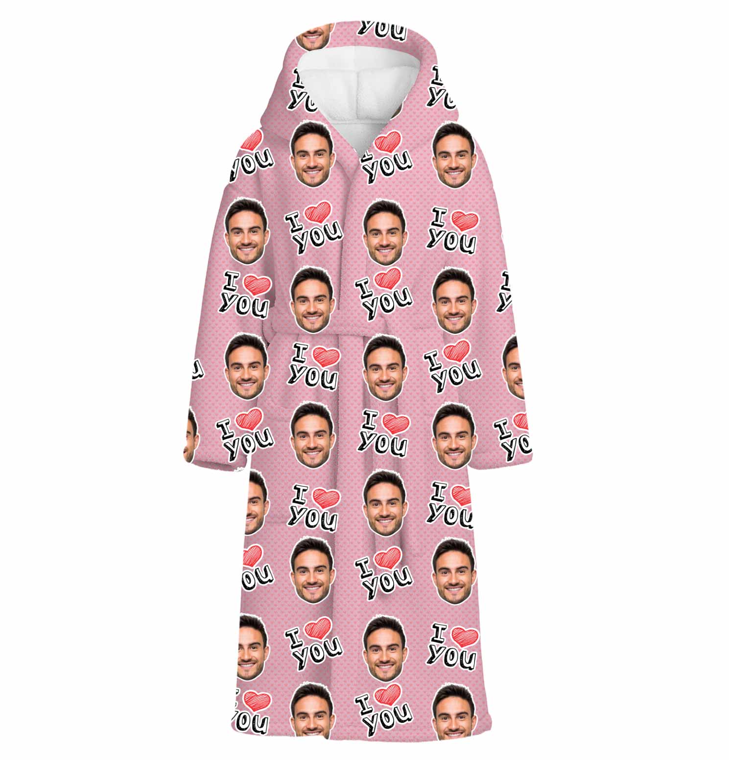 I Heart You Personalised Dressing Gown