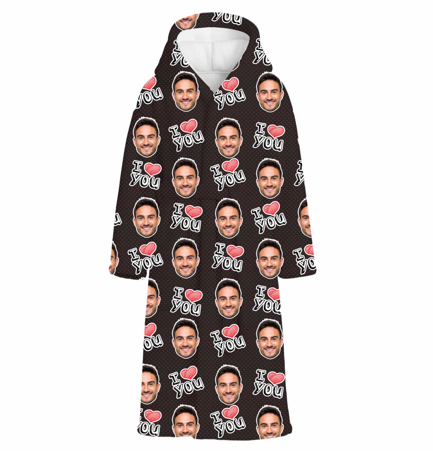 I Heart You Personalised Dressing Gown