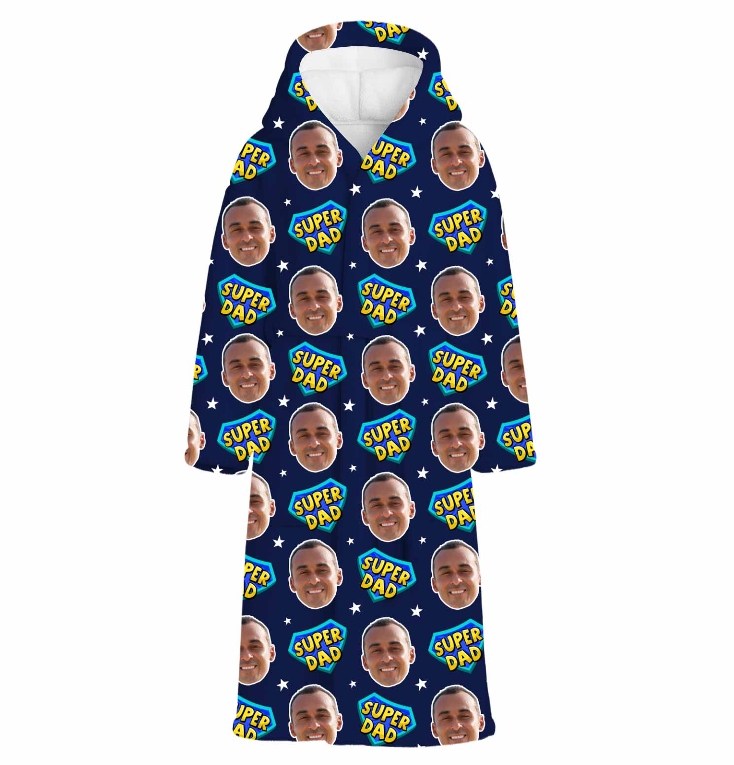 Super Dad Personalised Dressing Gown