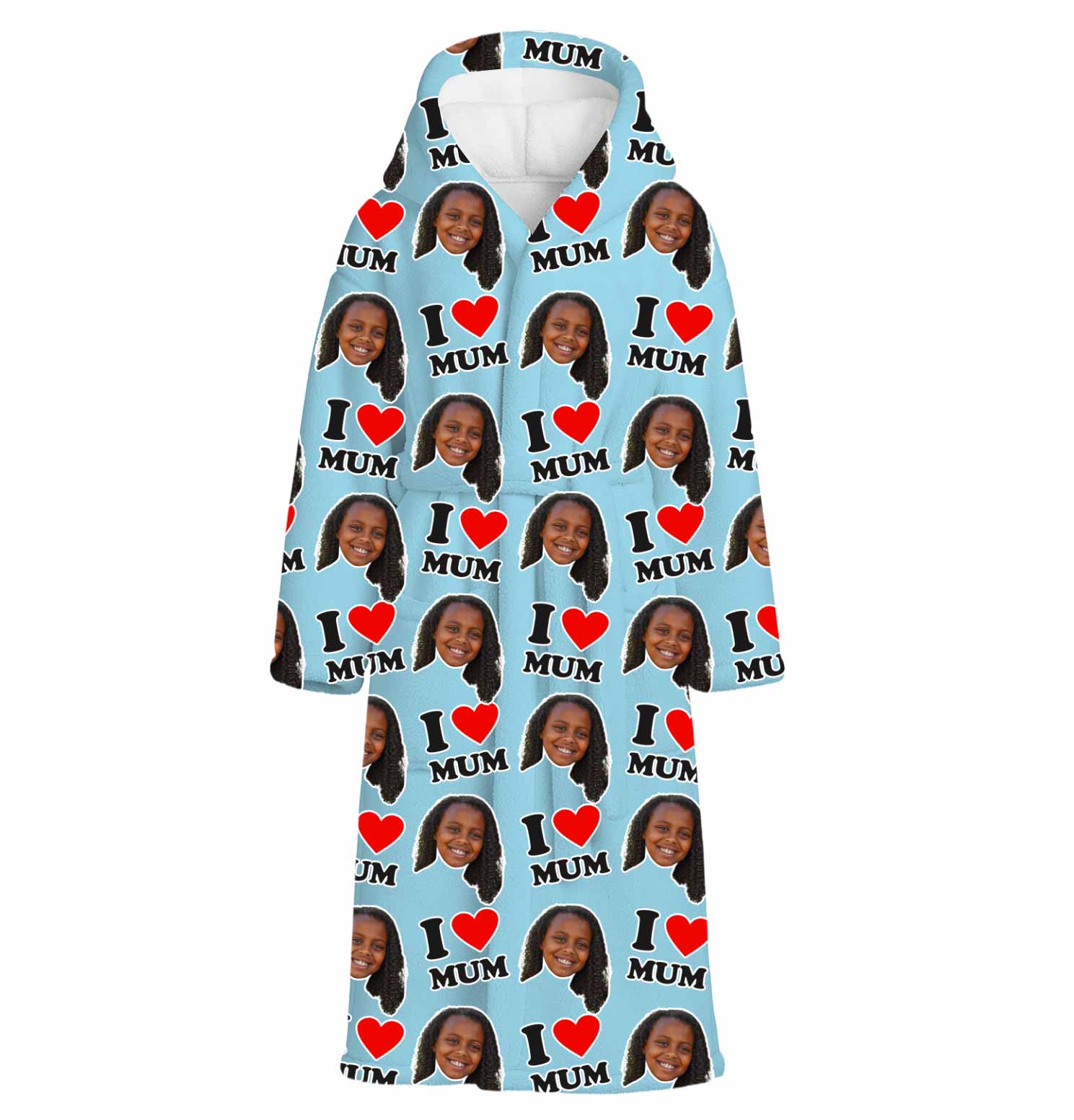 I Heart Mum Personalised Dressing Gown