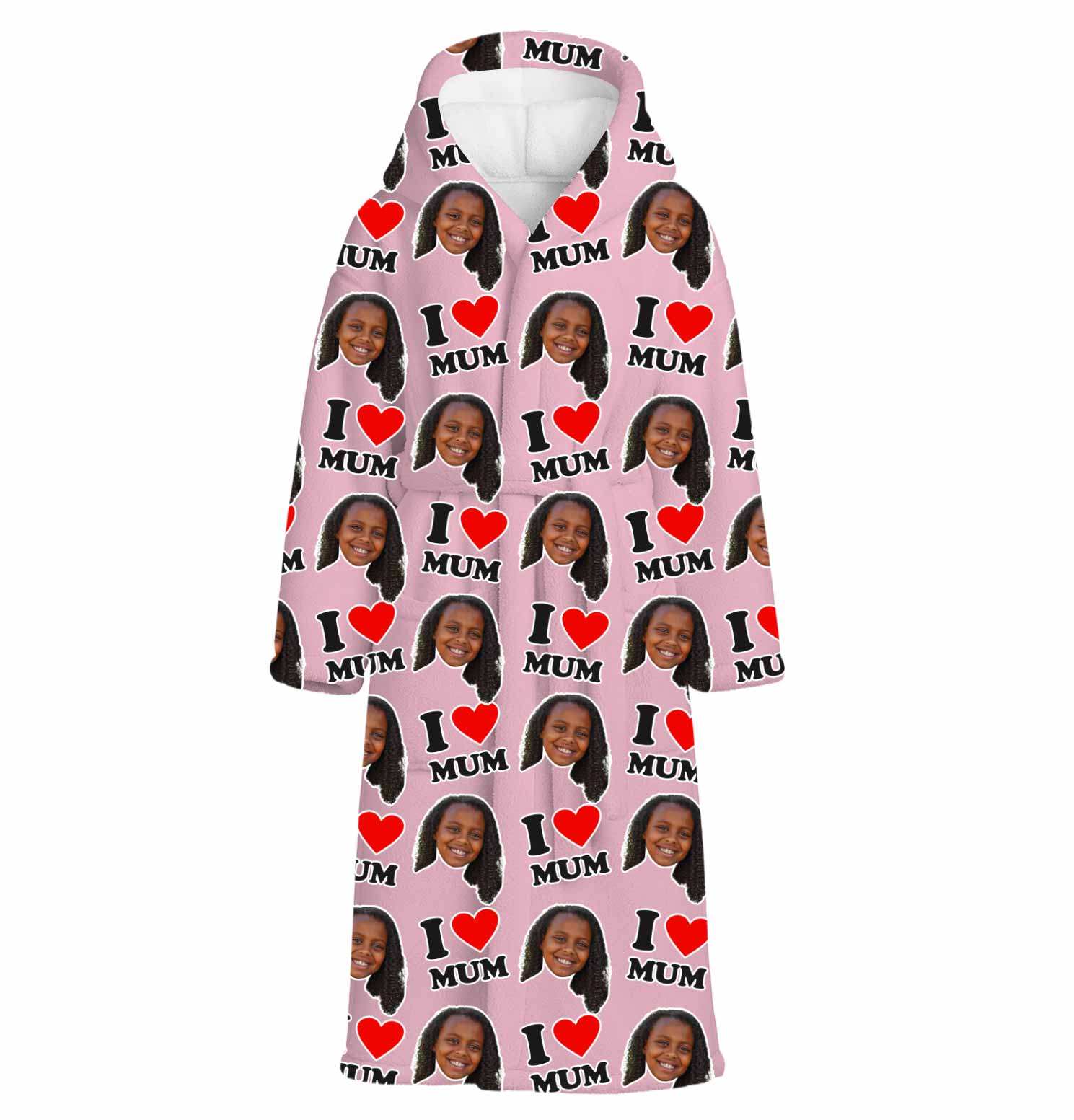I Heart Mum Personalised Dressing Gown