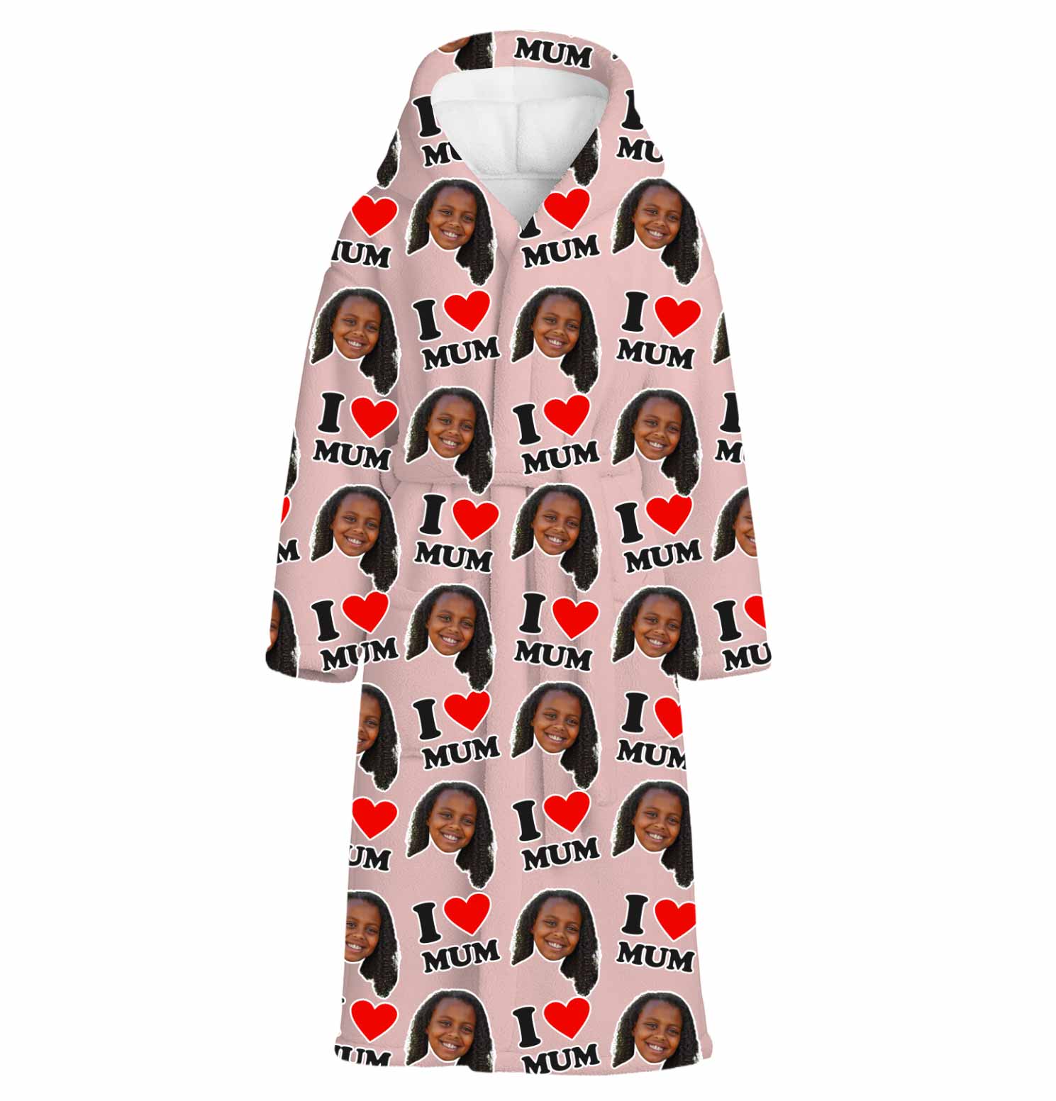 I Heart Mum Personalised Dressing Gown
