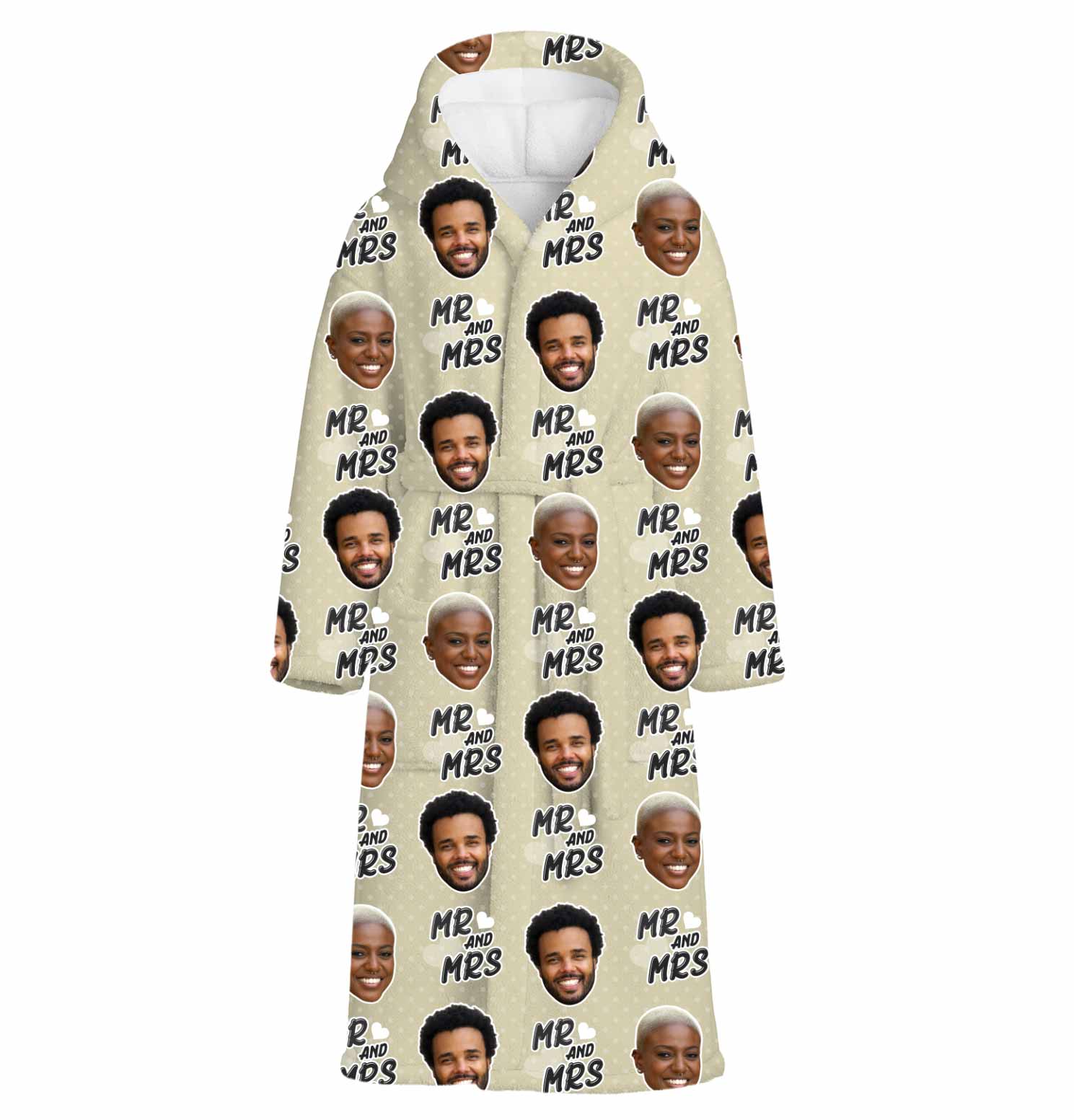 Mr & Mrs Personalised Dressing Gown