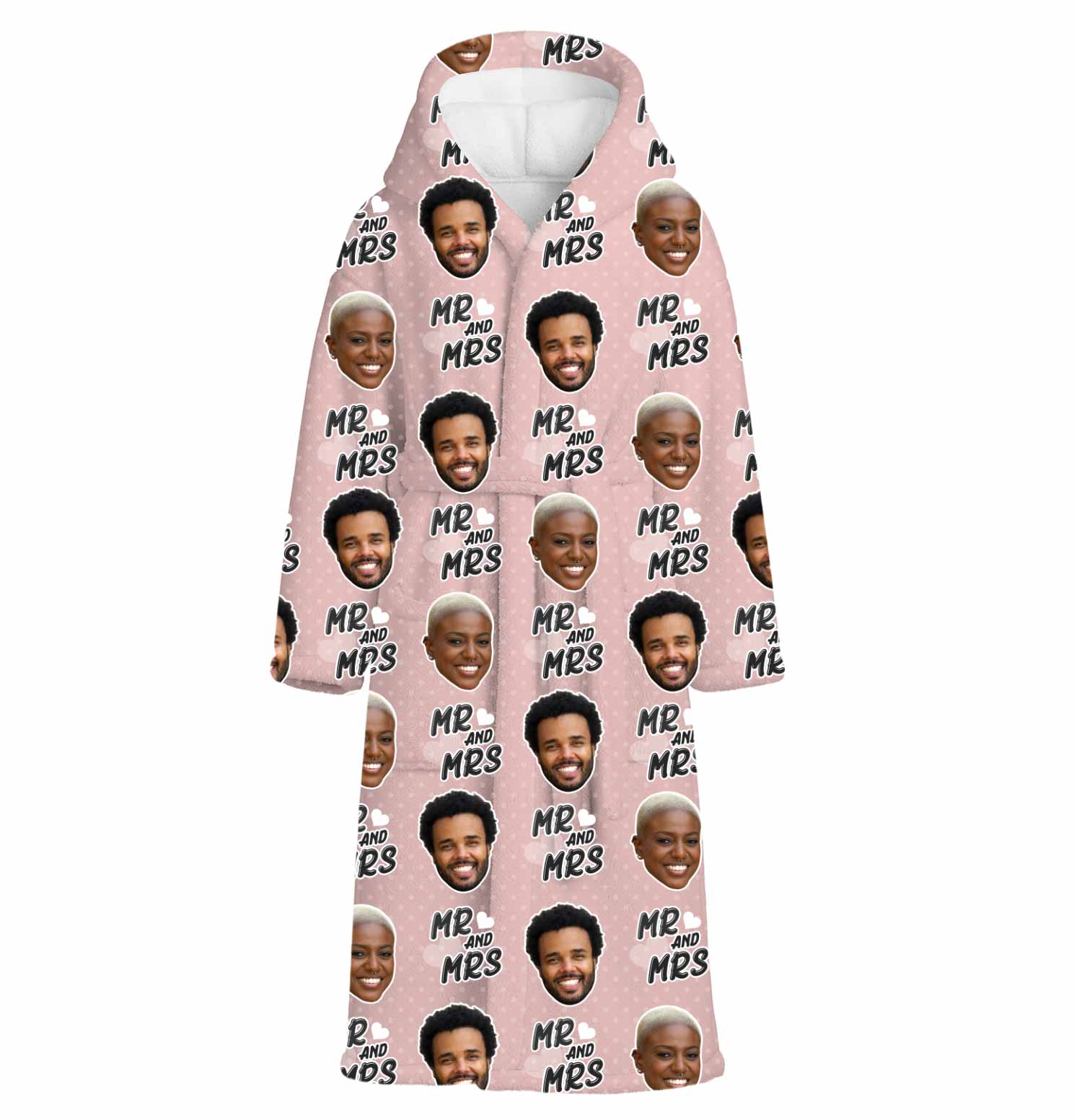 Mr & Mrs Personalised Dressing Gown