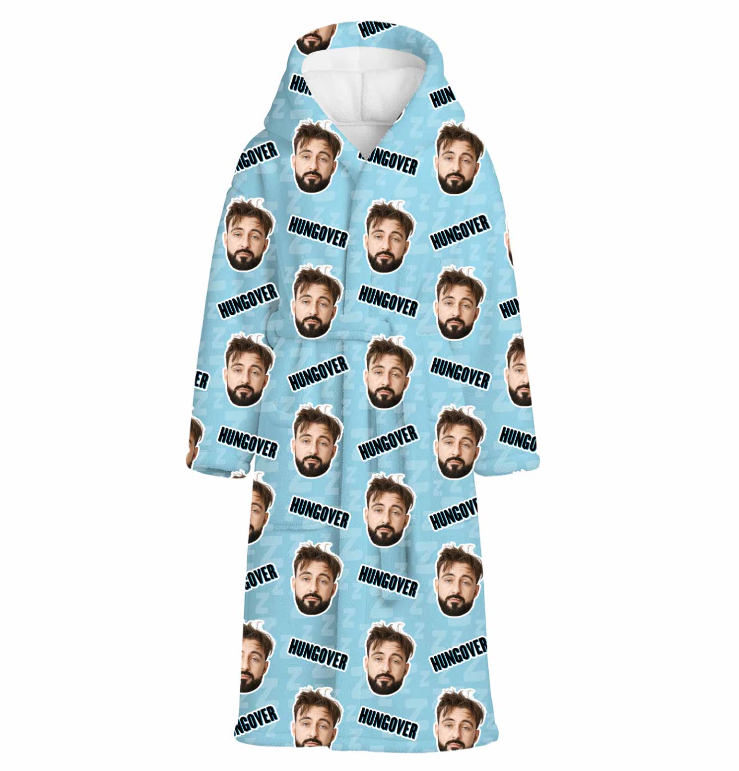 Hungover Personalised Dressing Gown