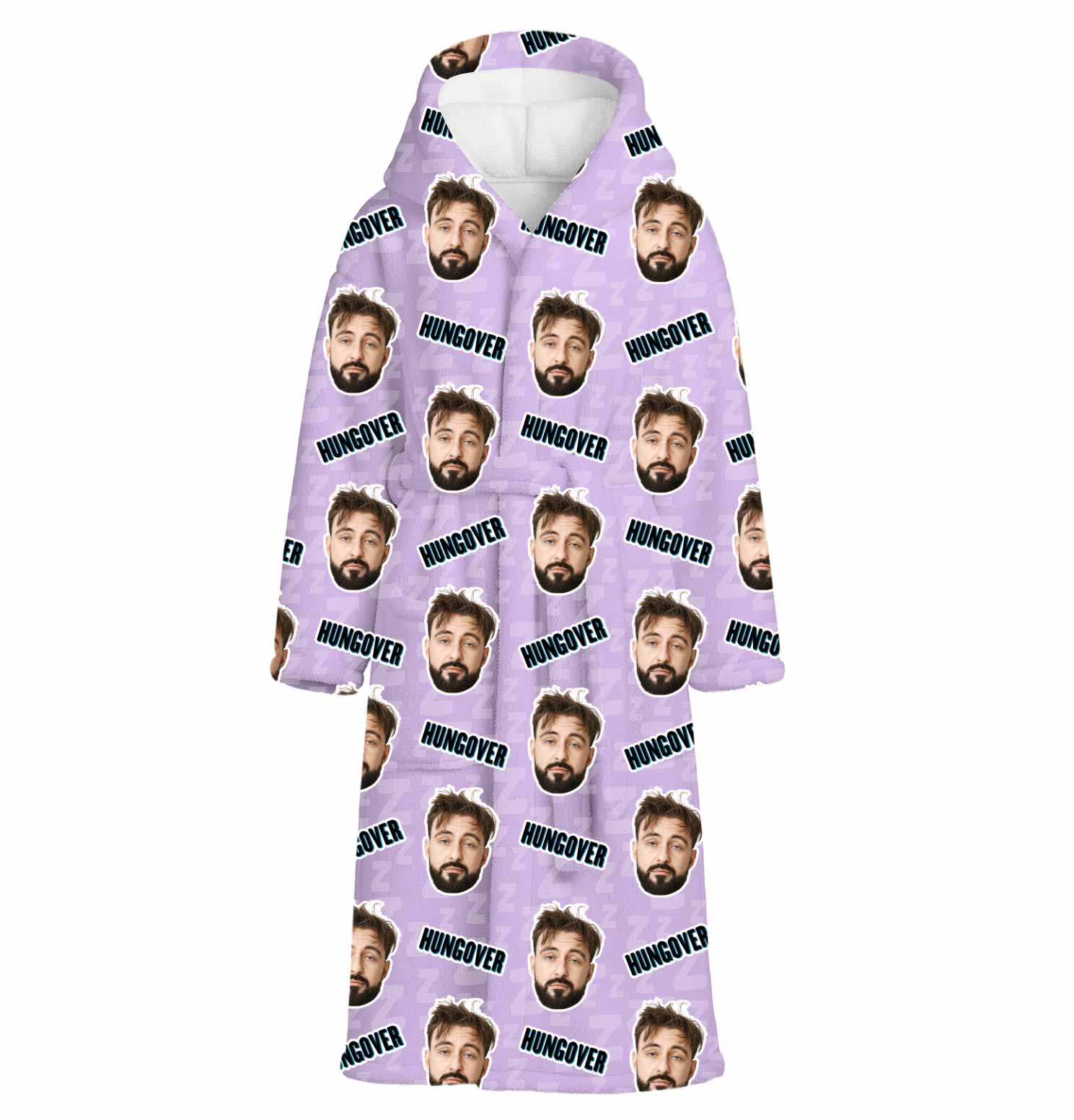 Hungover Personalised Dressing Gown
