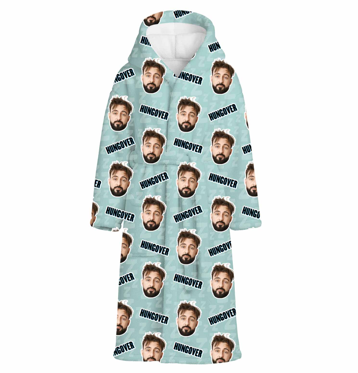 Hungover Personalised Dressing Gown