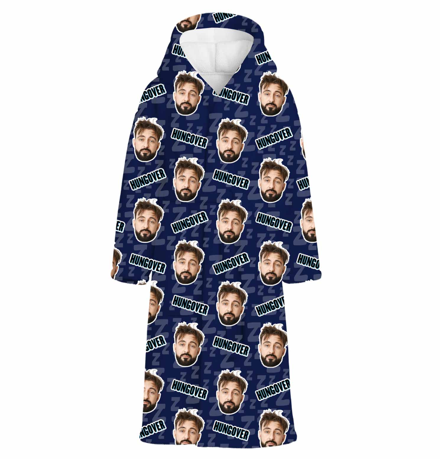 Hungover Personalised Dressing Gown