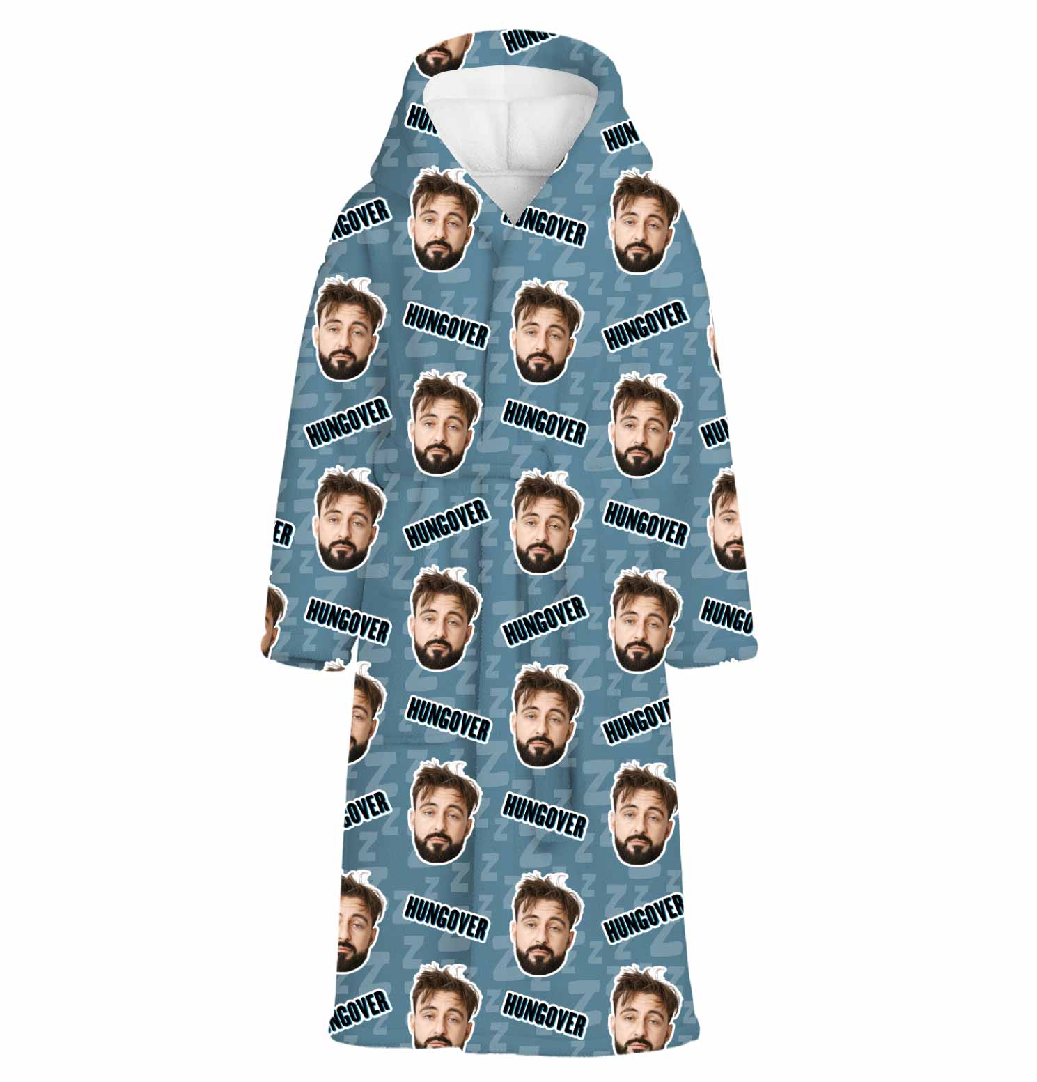 Hungover Personalised Dressing Gown