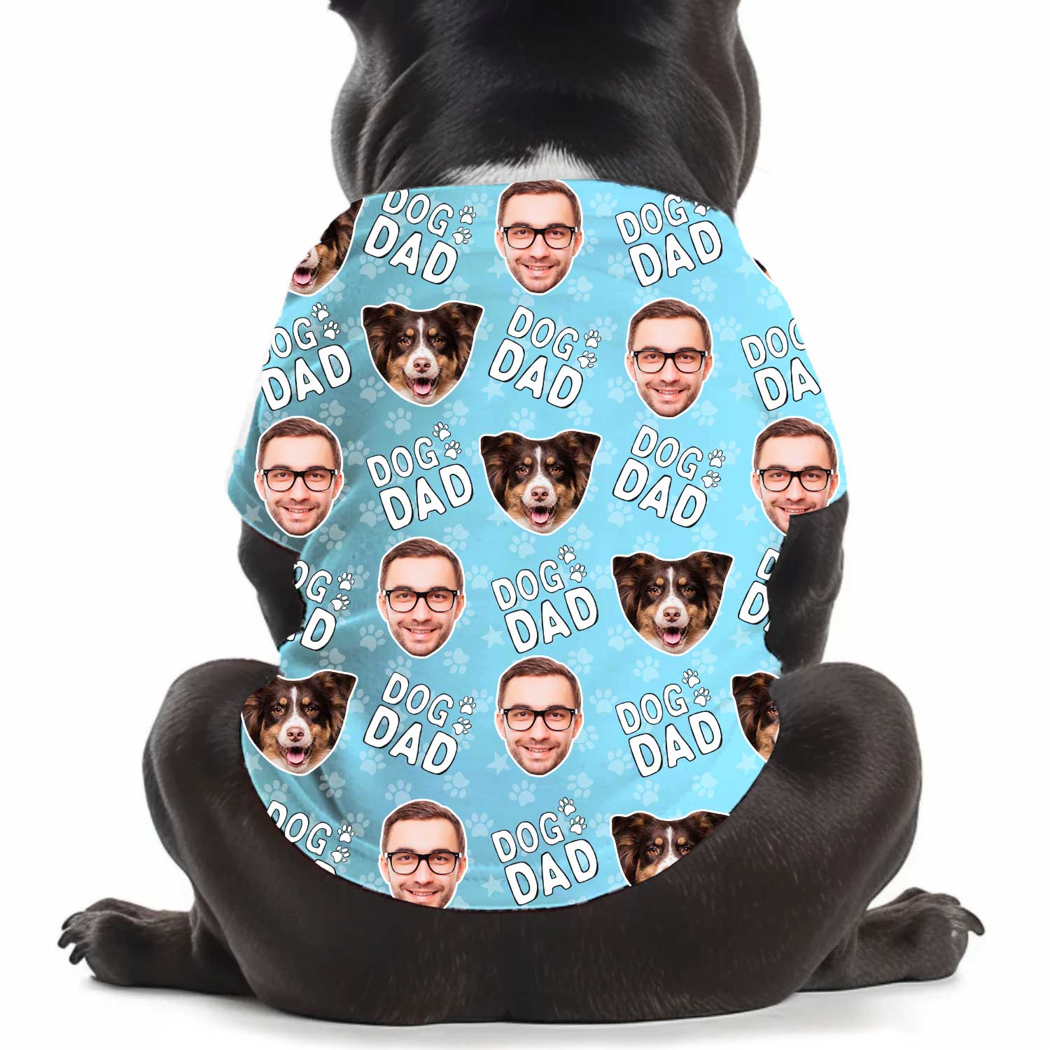 Dog Dad Personalised Dog T Shirt