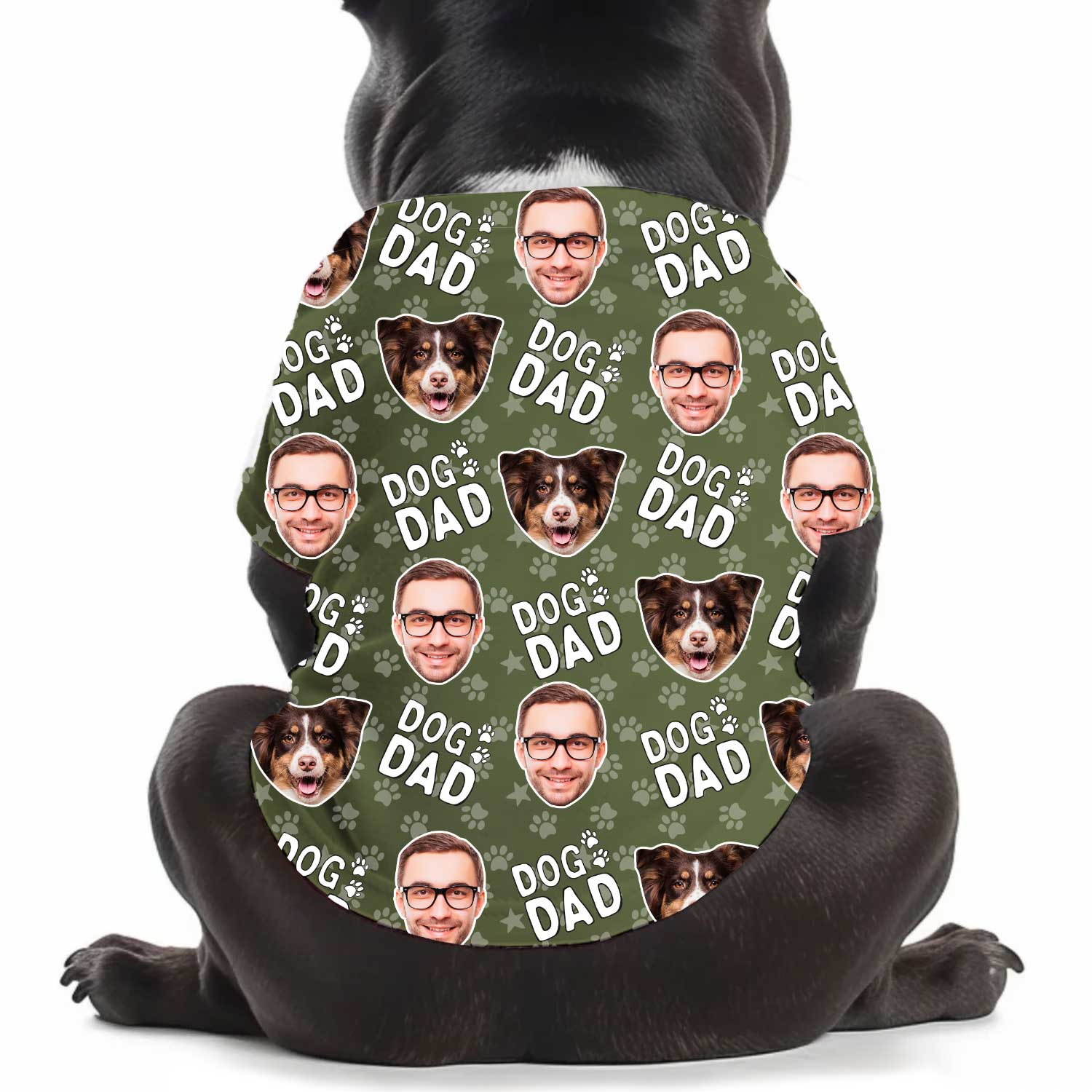 Dog Dad Personalised Dog T Shirt