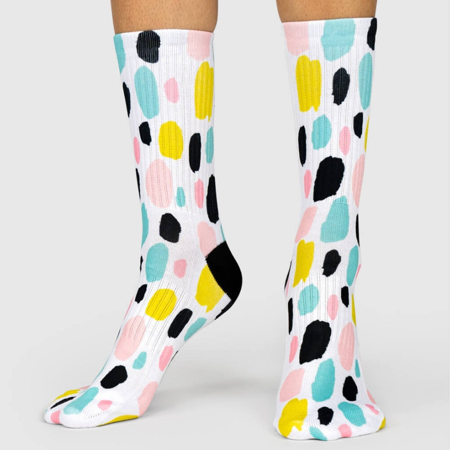 Paint Spot Crew Socks