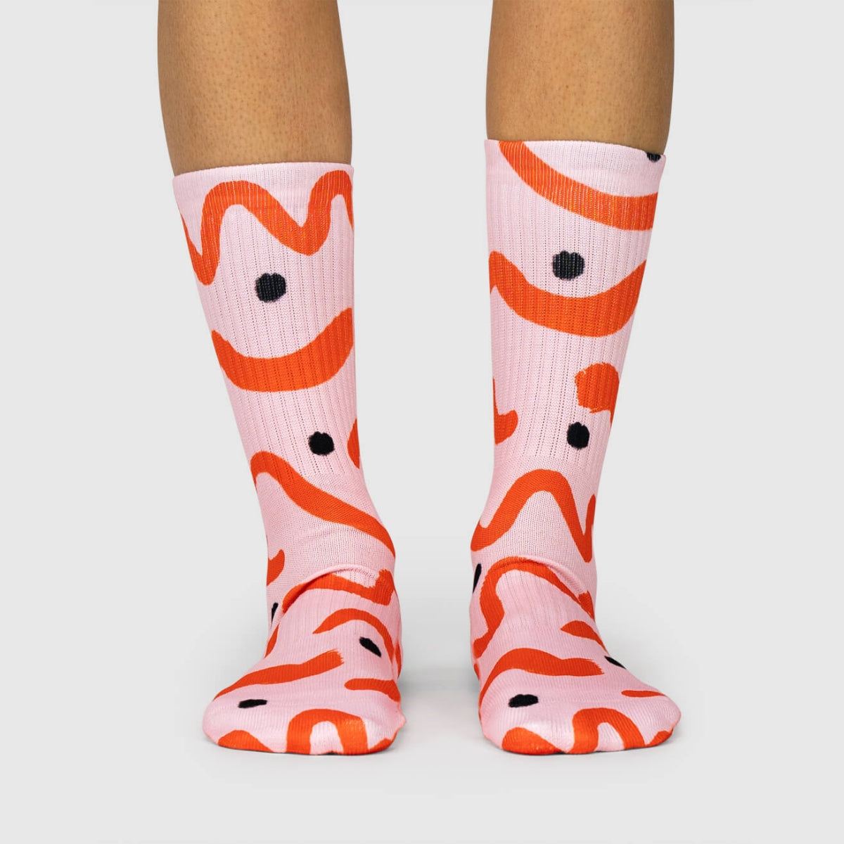 Paint Squiggle Socks