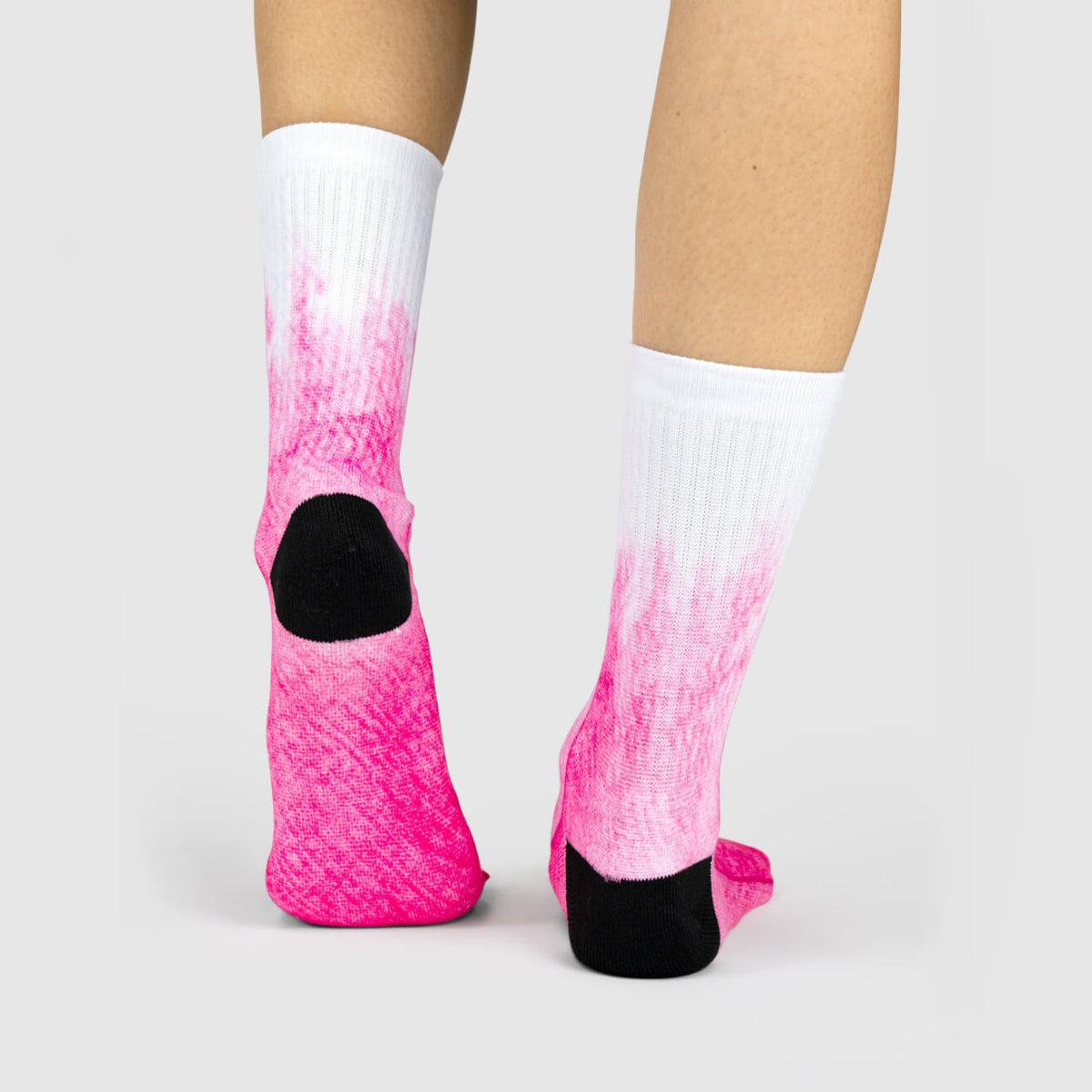 Pink Half Dye Socks