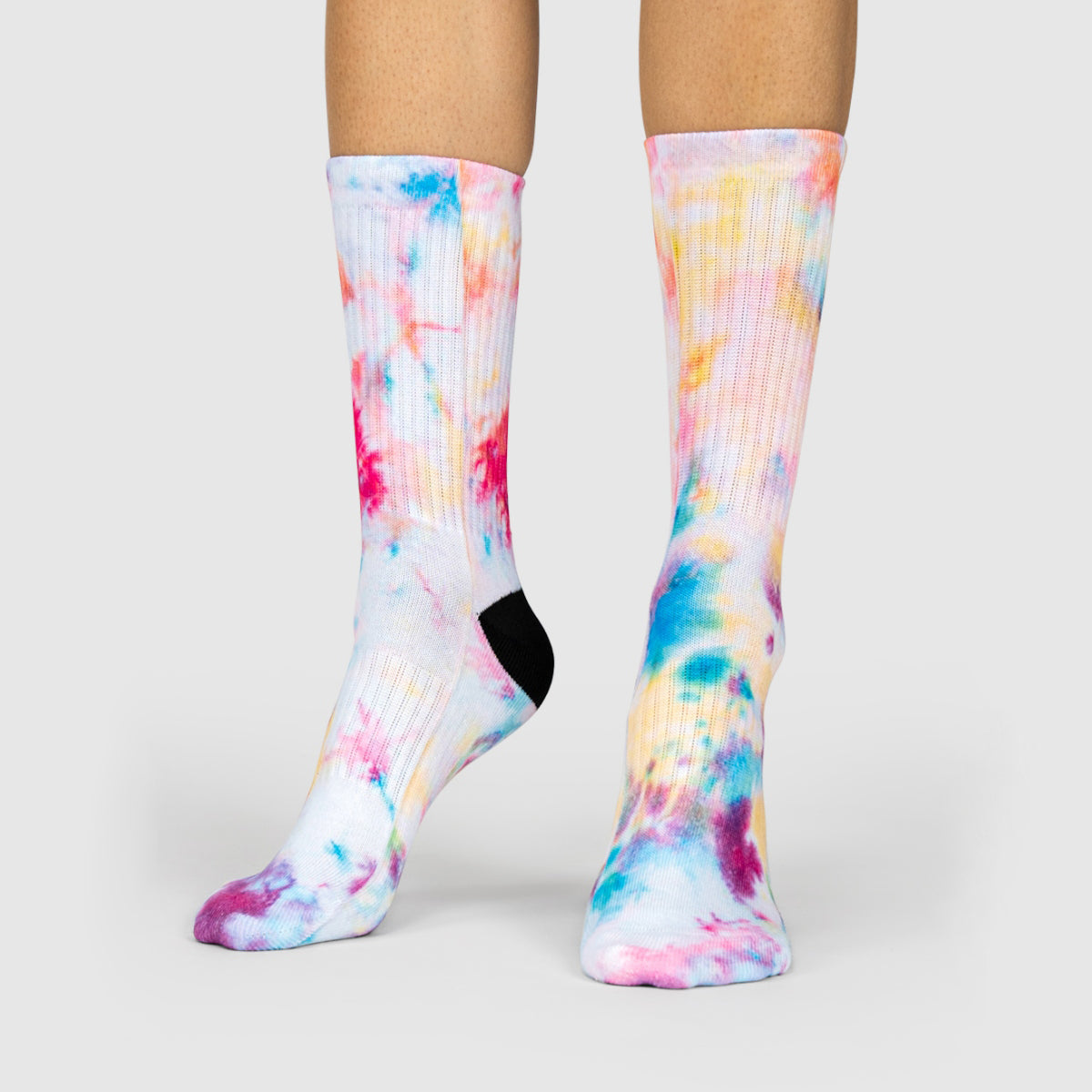 Multi Tie Dye Socks