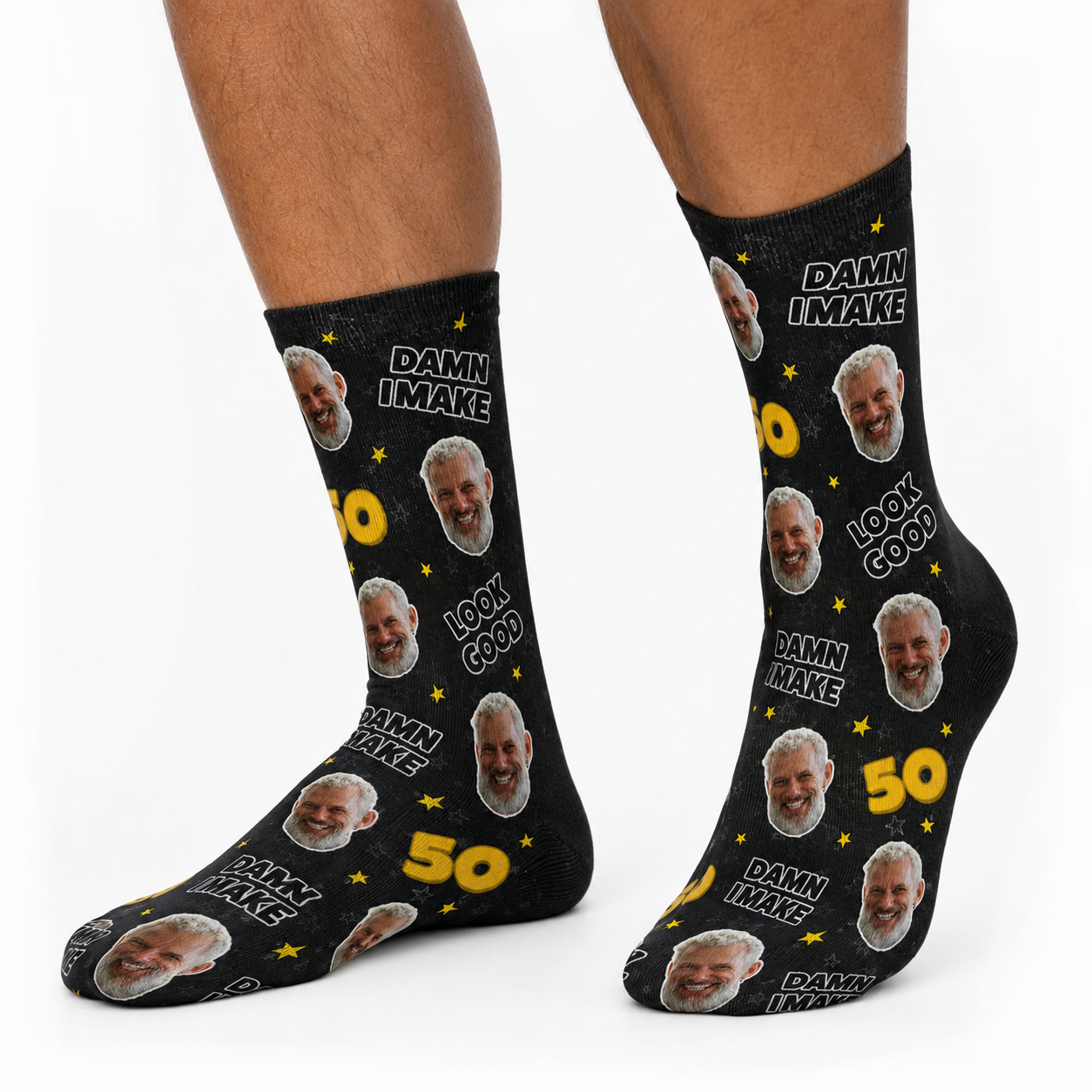Damn I Make 50 Look Good Socks