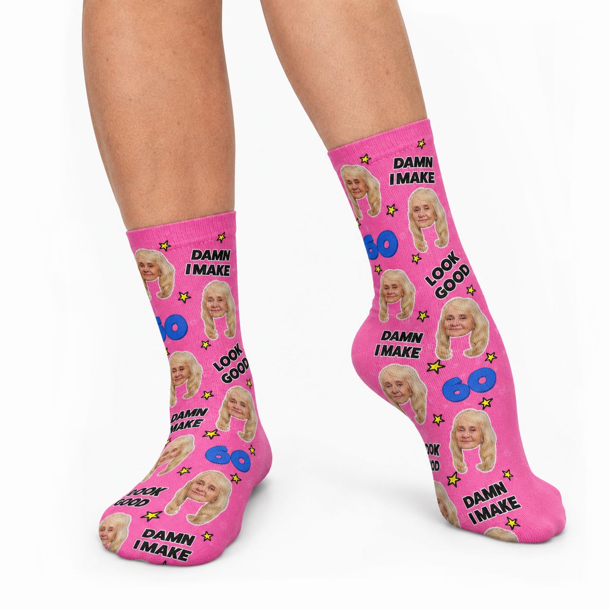 Damn I Make 60 Look Good Socks