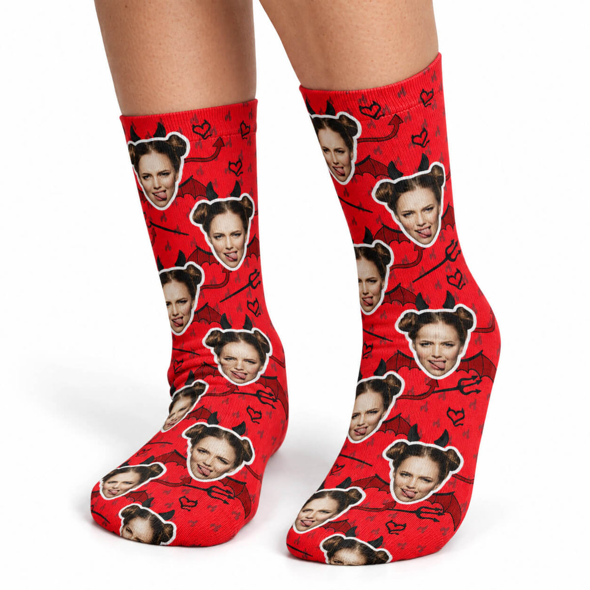 Devil Face Socks