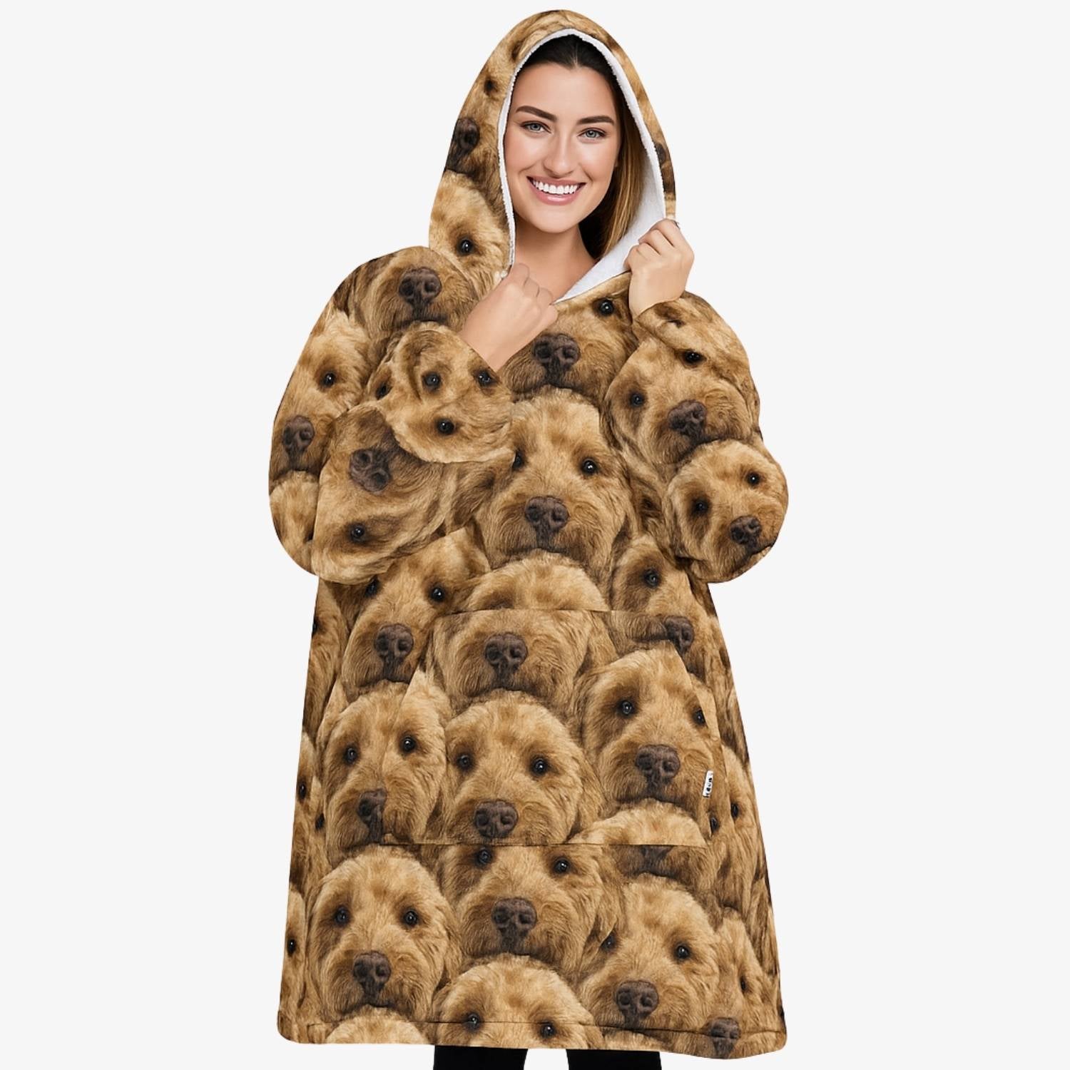 Dog Mash personalised Hoodie Blanket