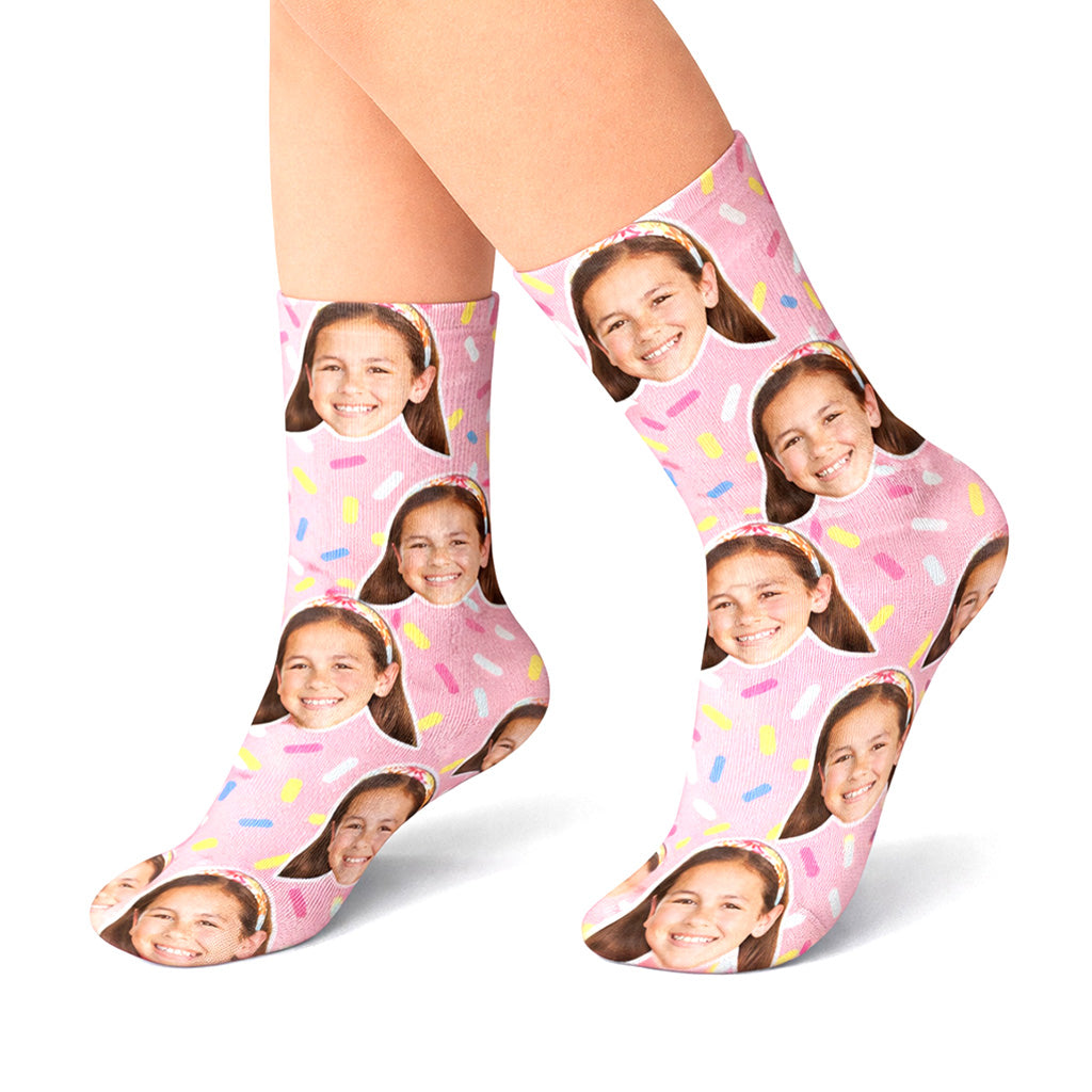 Donut Sprinkles Kids Socks