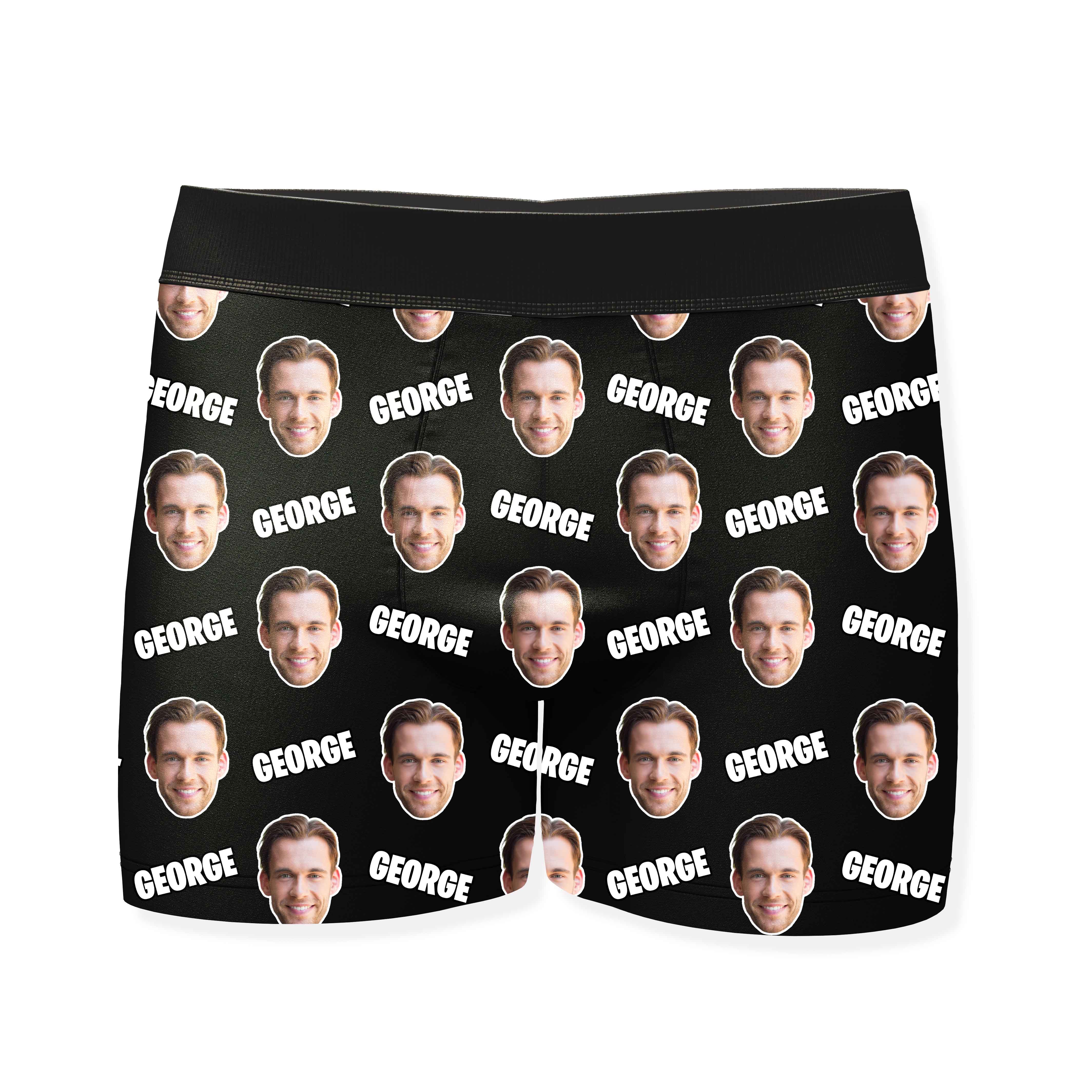 Name and Face Personalised Boxers