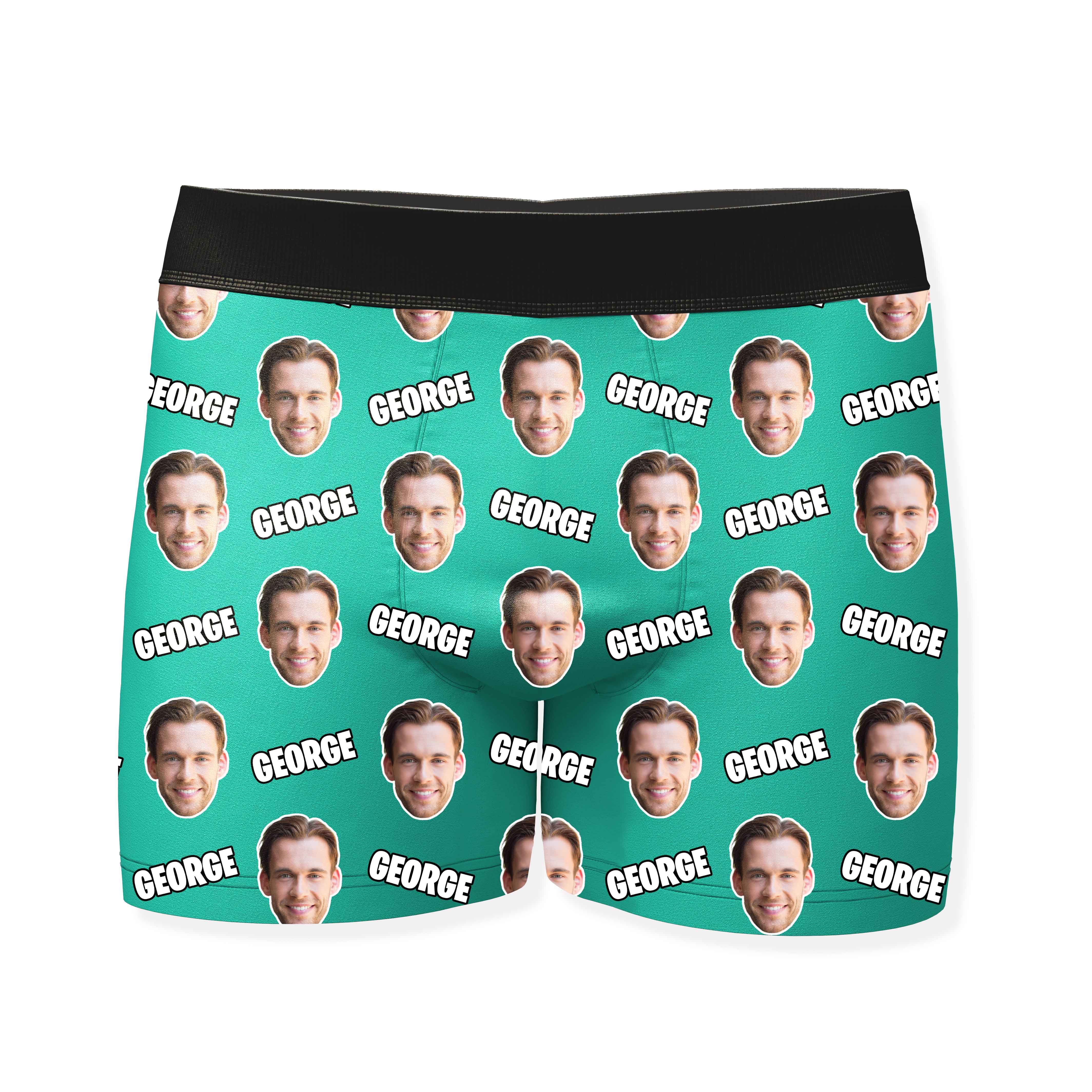 Name and Face Personalised Boxers